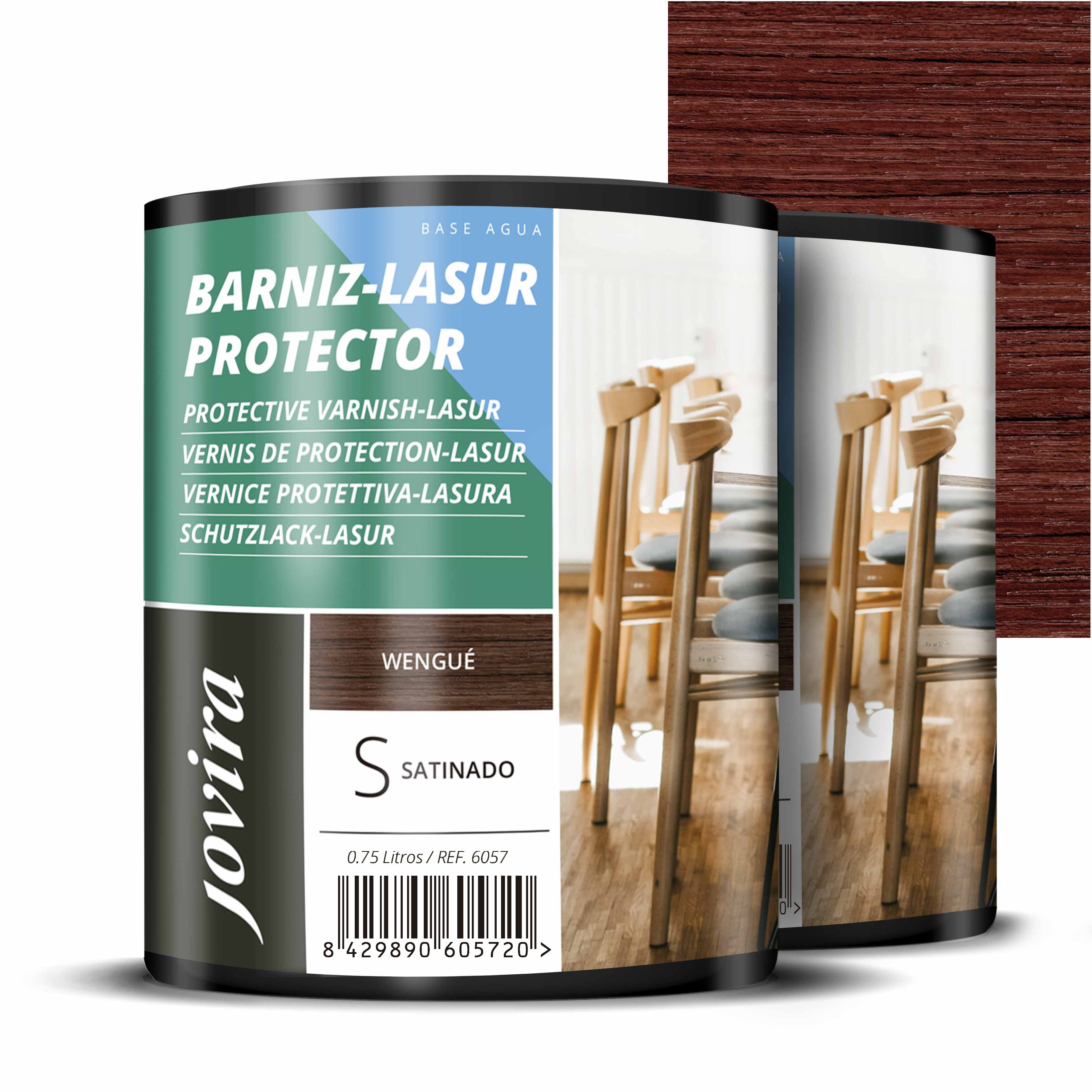 BARNIZ LASUR PROTECTOR SATINADO AGUA