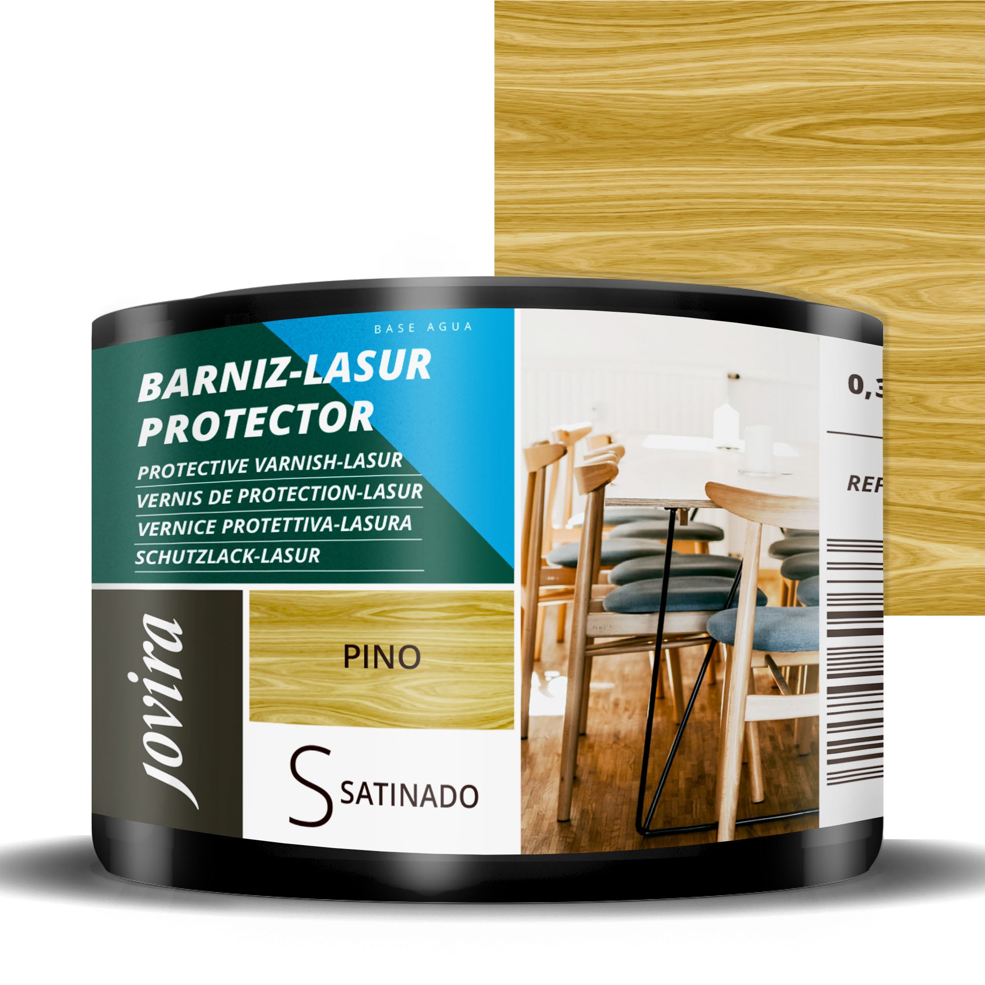 BARNIZ LASUR PROTECTOR SATINADO AGUA
