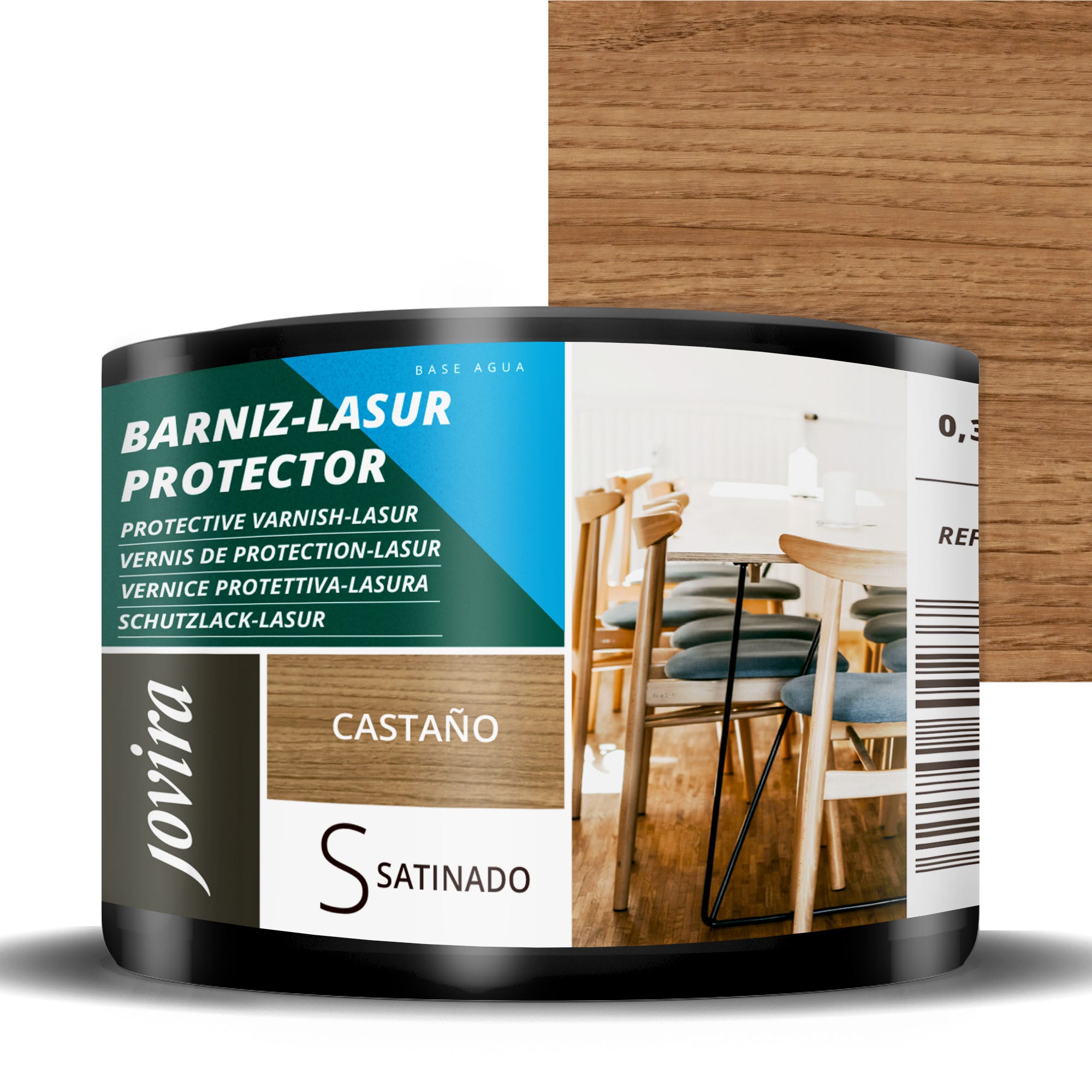 BARNIZ LASUR PROTECTOR SATINADO AGUA
