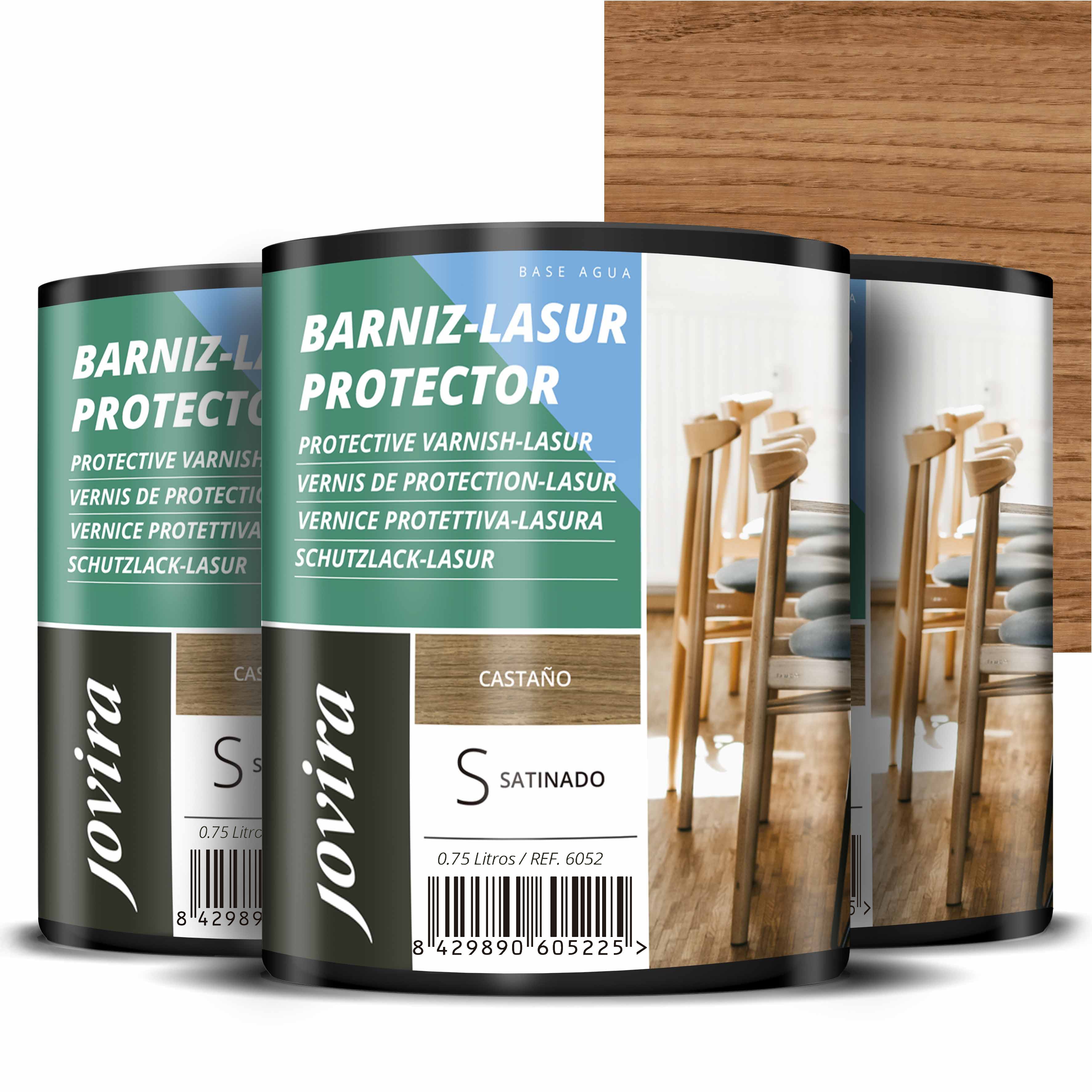 BARNIZ LASUR PROTECTOR SATINADO AGUA