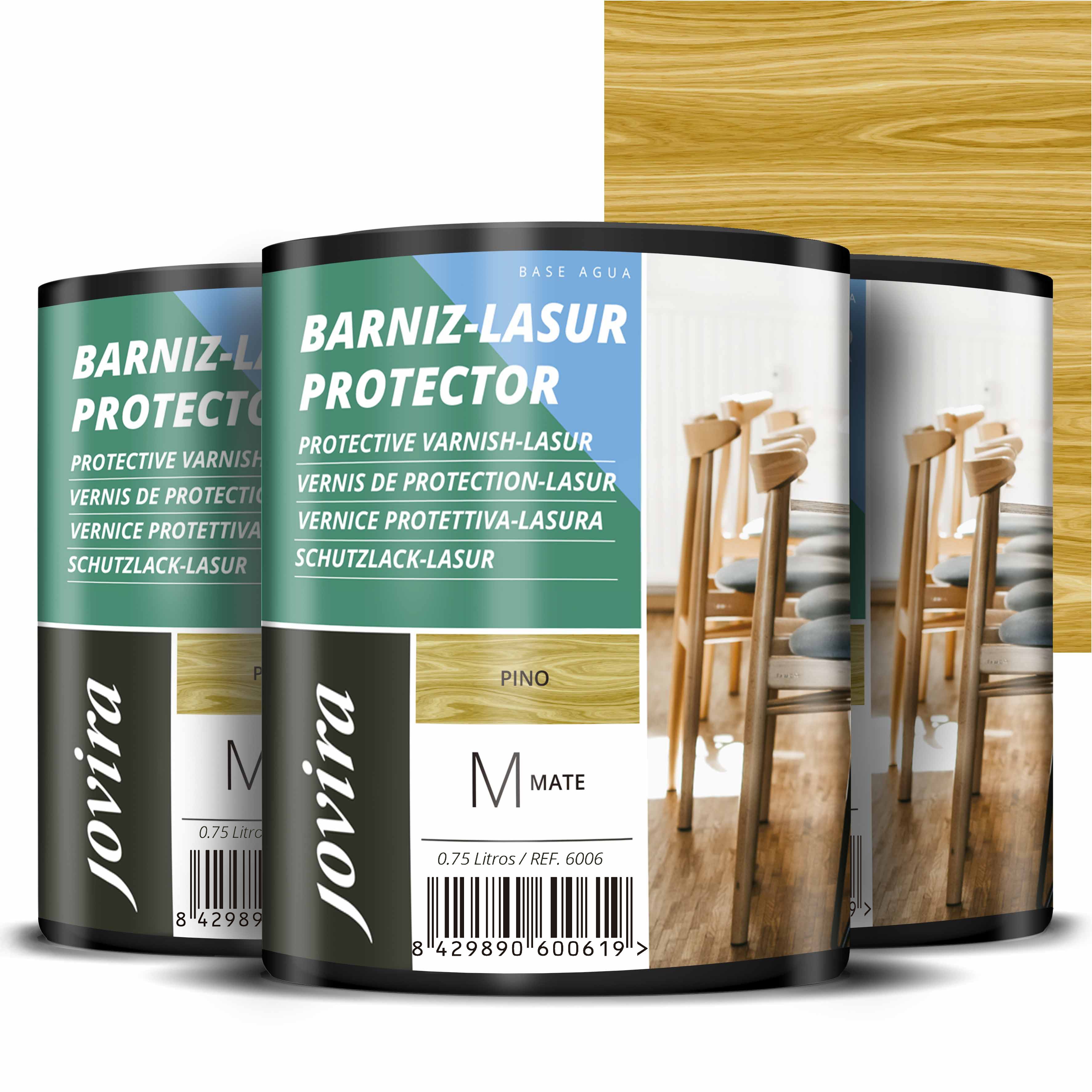 BARNIZ LASUR PROTECTOR SATINADO AGUA