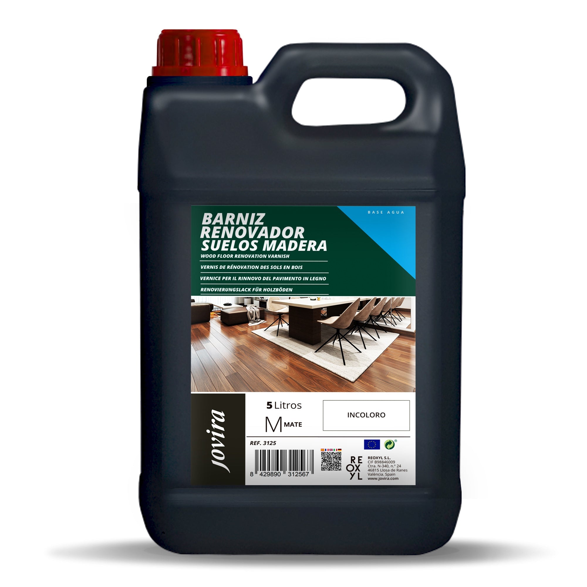BARNIZ RENOVADOR SUELOS MADERA AGUA