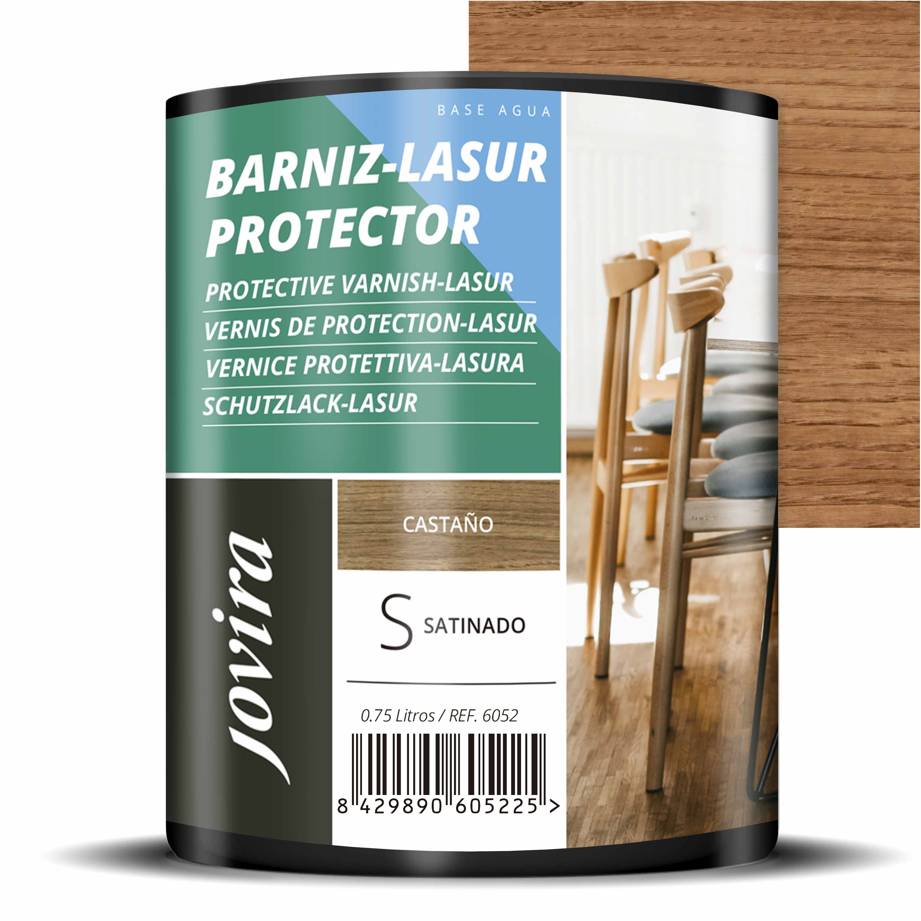 BARNIZ LASUR PROTECTOR SATINADO AGUA