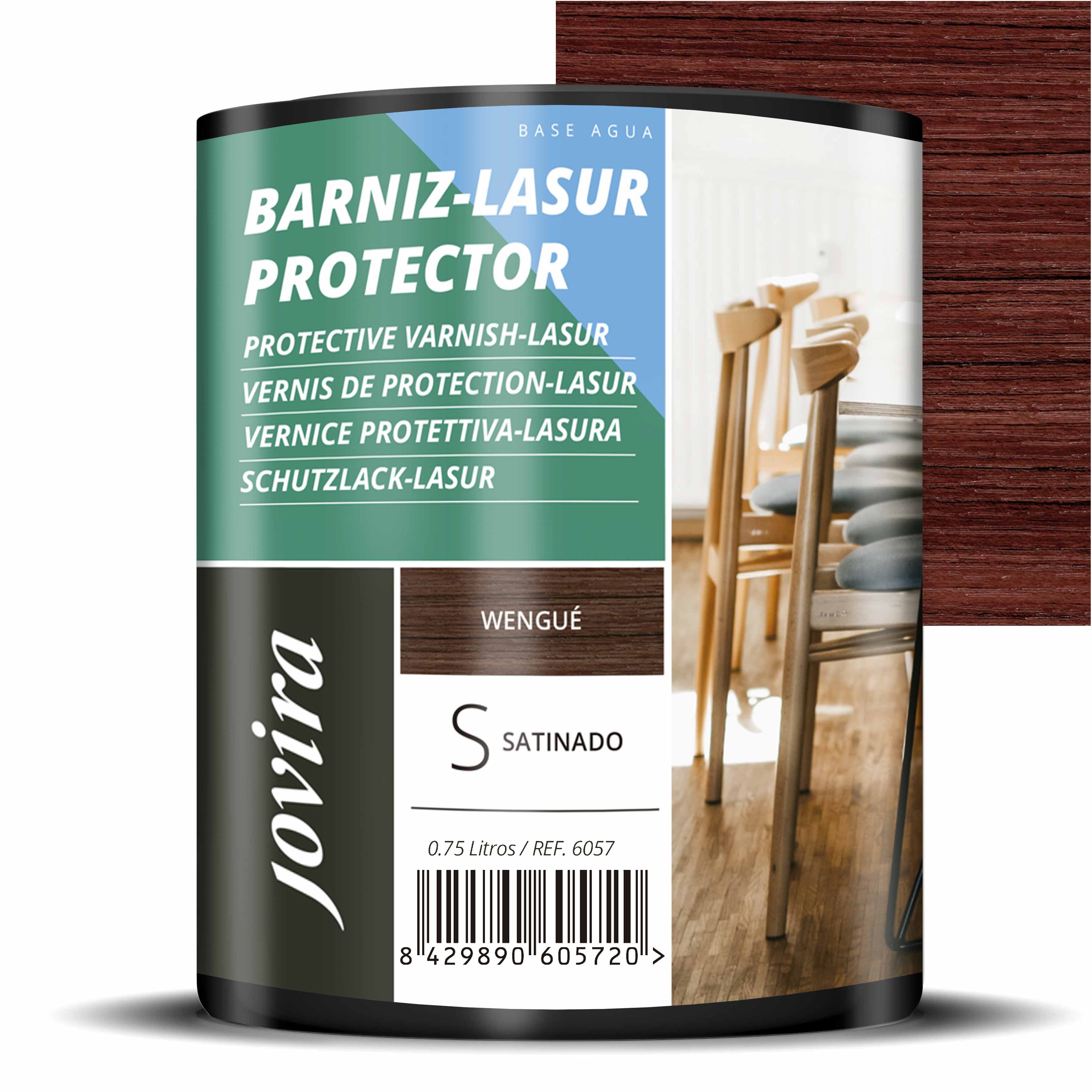 BARNIZ LASUR PROTECTOR SATINADO AGUA