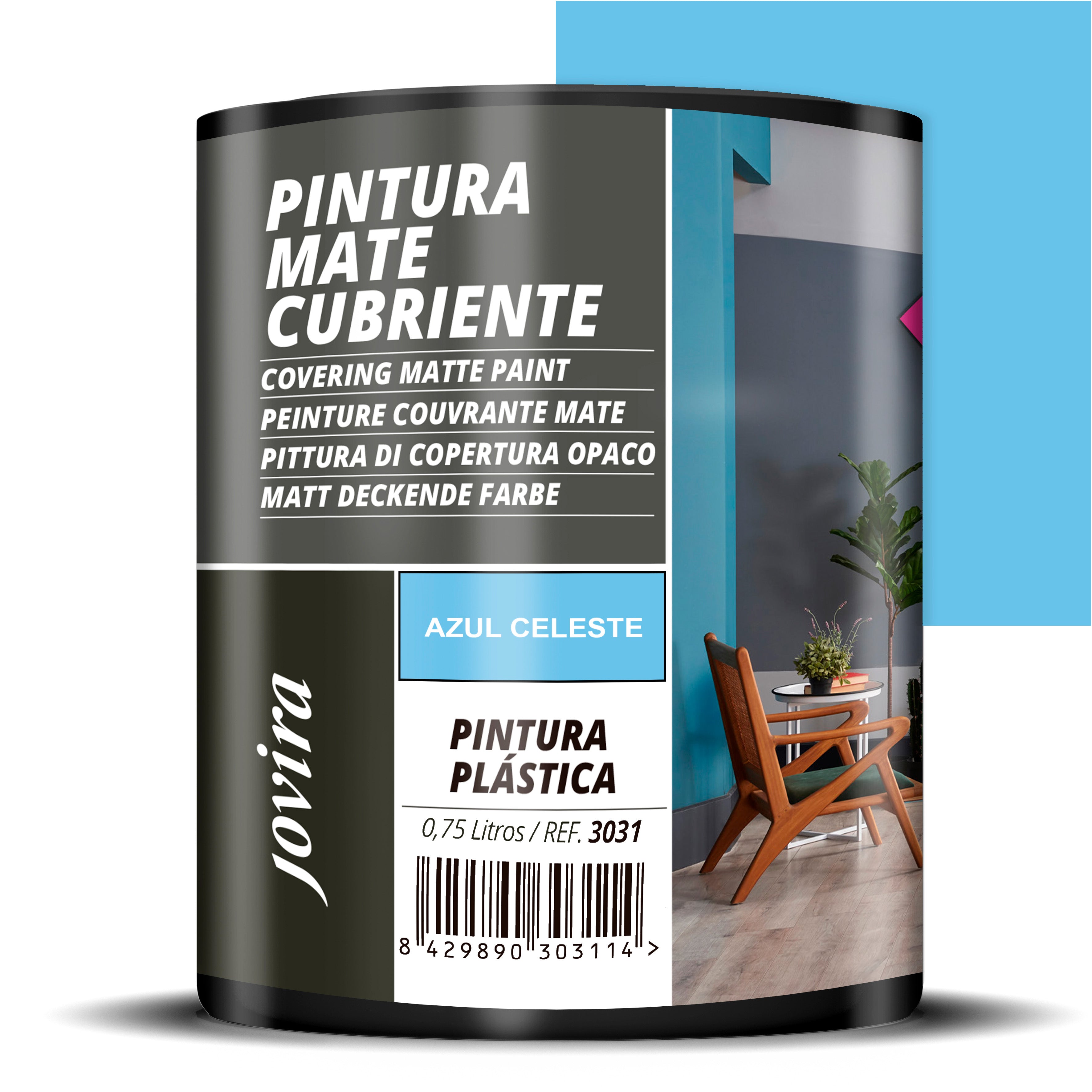 PINTURA MATE CUBRIENTE