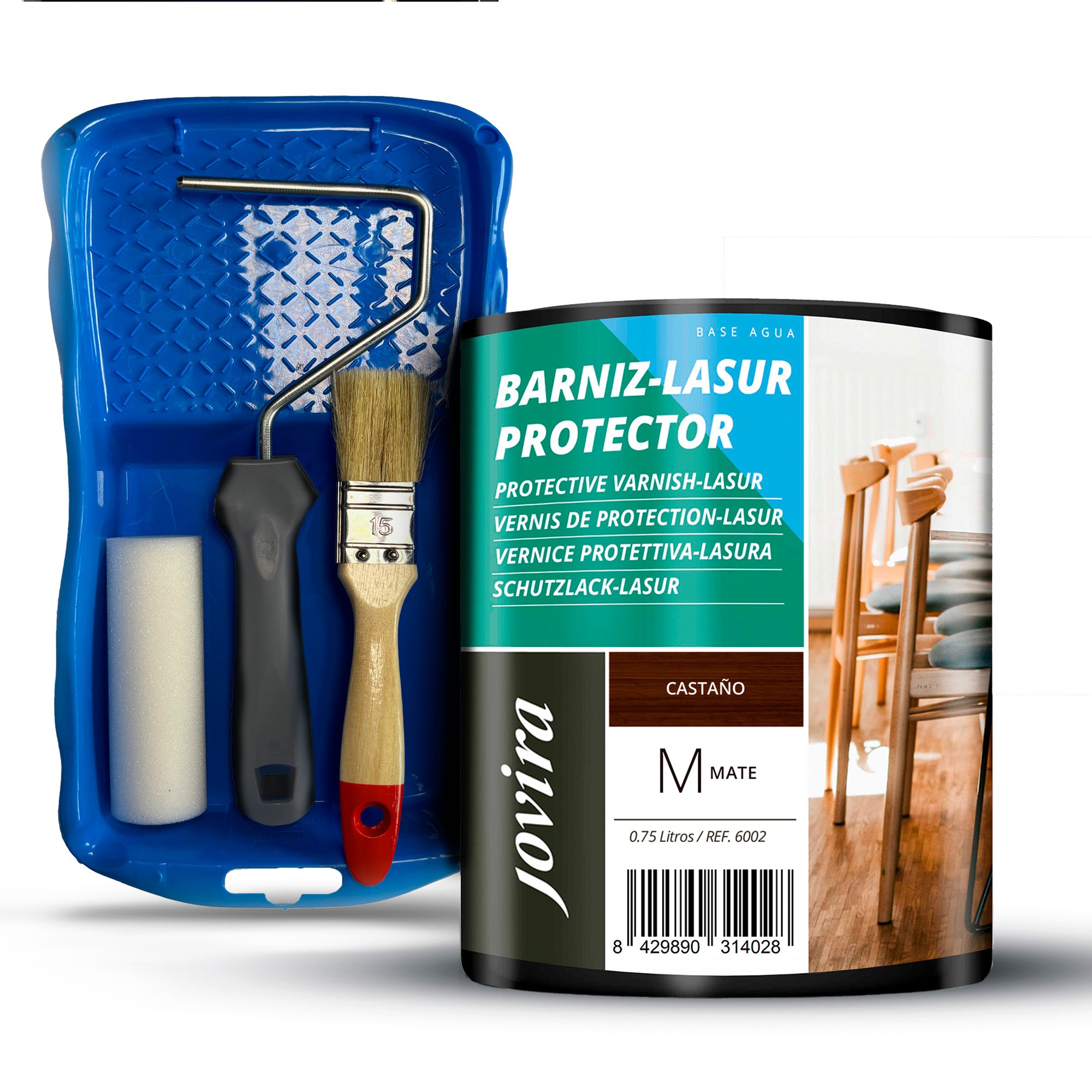 BARNIZ LASUR PROTECTOR MATE AGUA