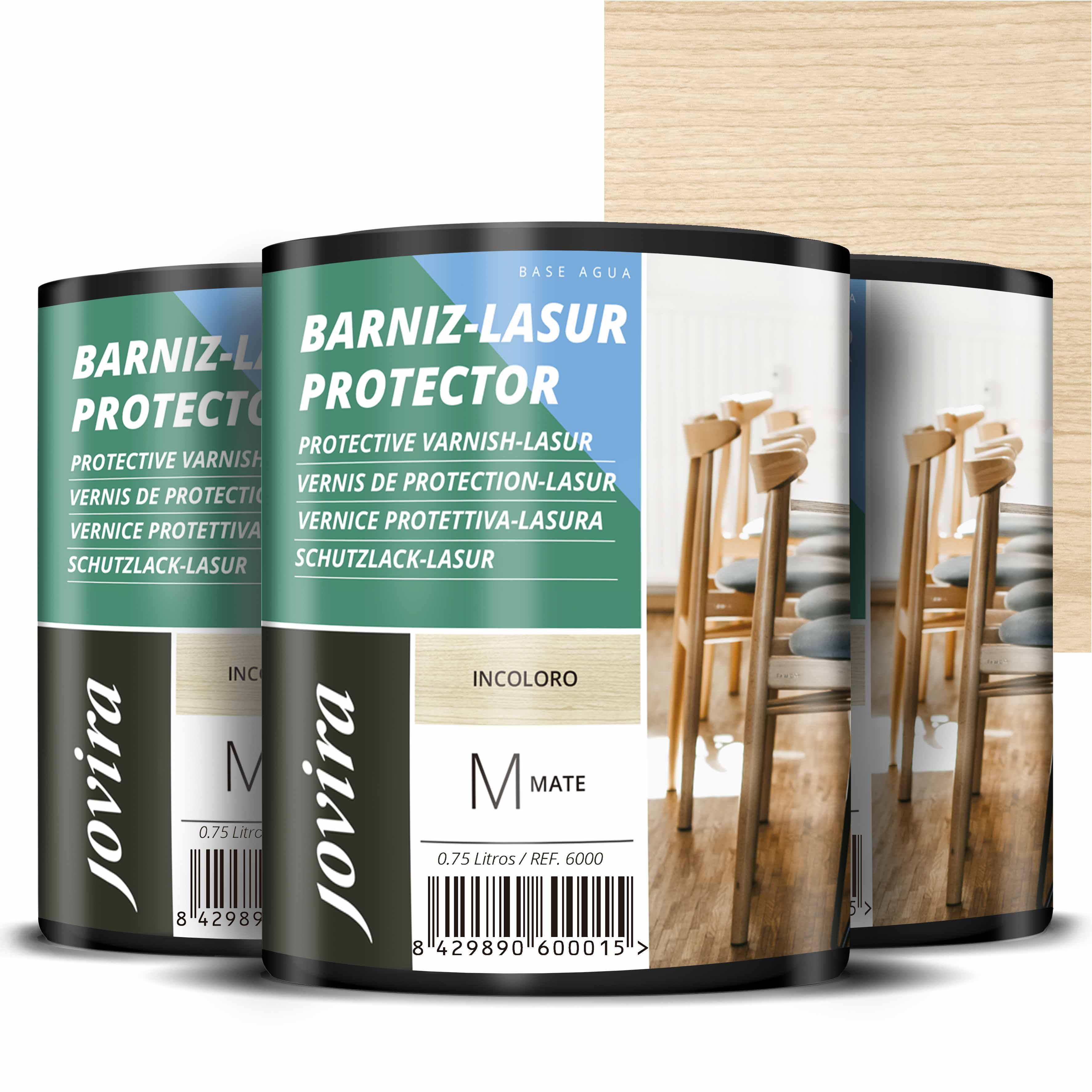 BARNIZ LASUR PROTECTOR MATE AGUA