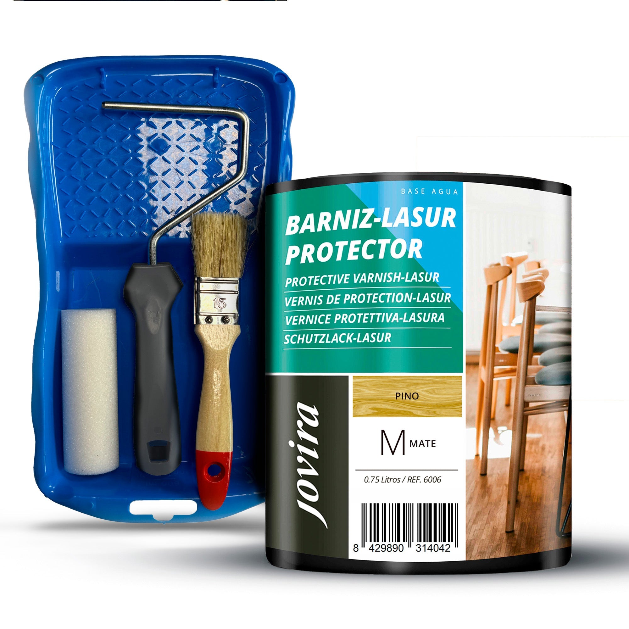 BARNIZ LASUR PROTECTOR MATE AGUA