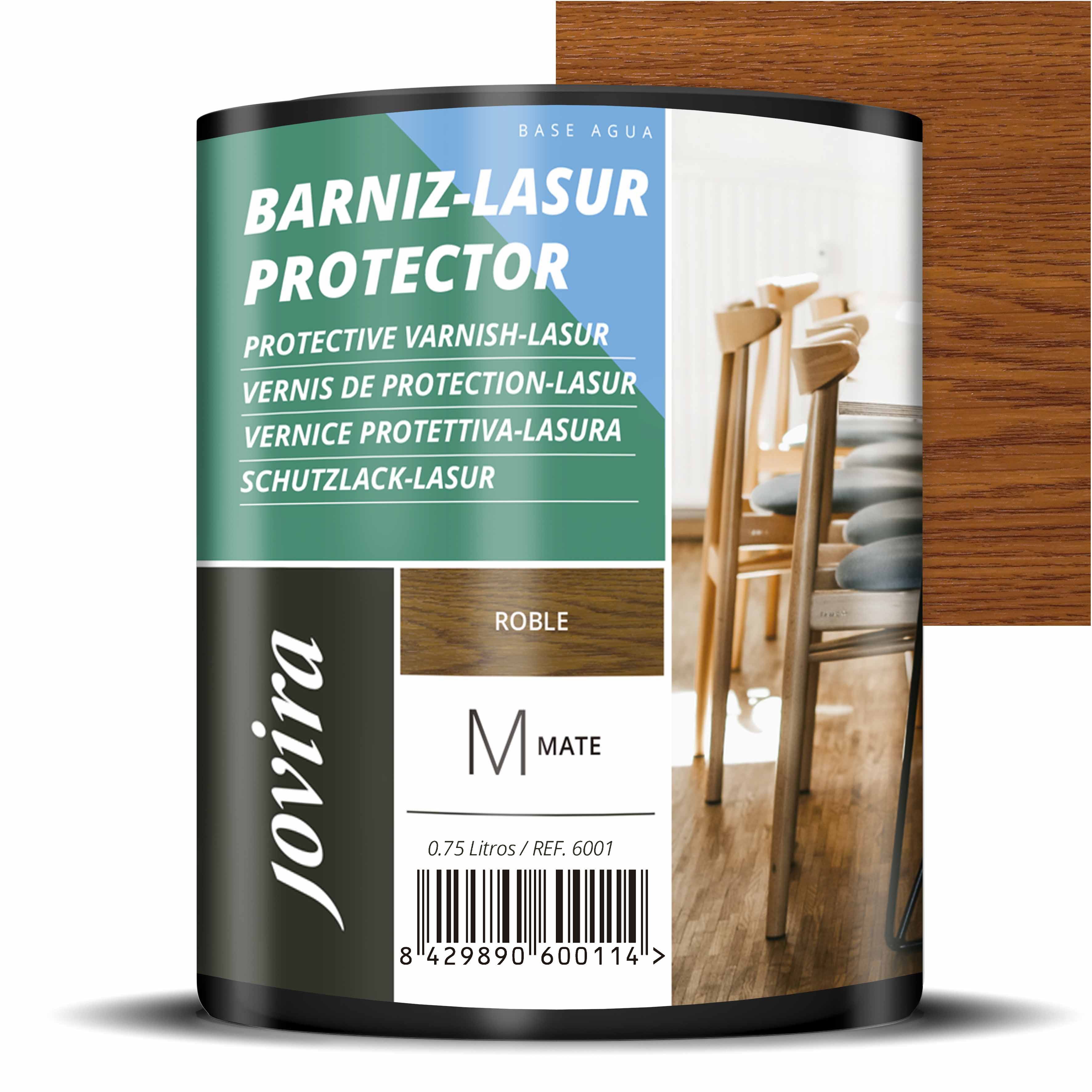 BARNIZ LASUR PROTECTOR MATE AGUA