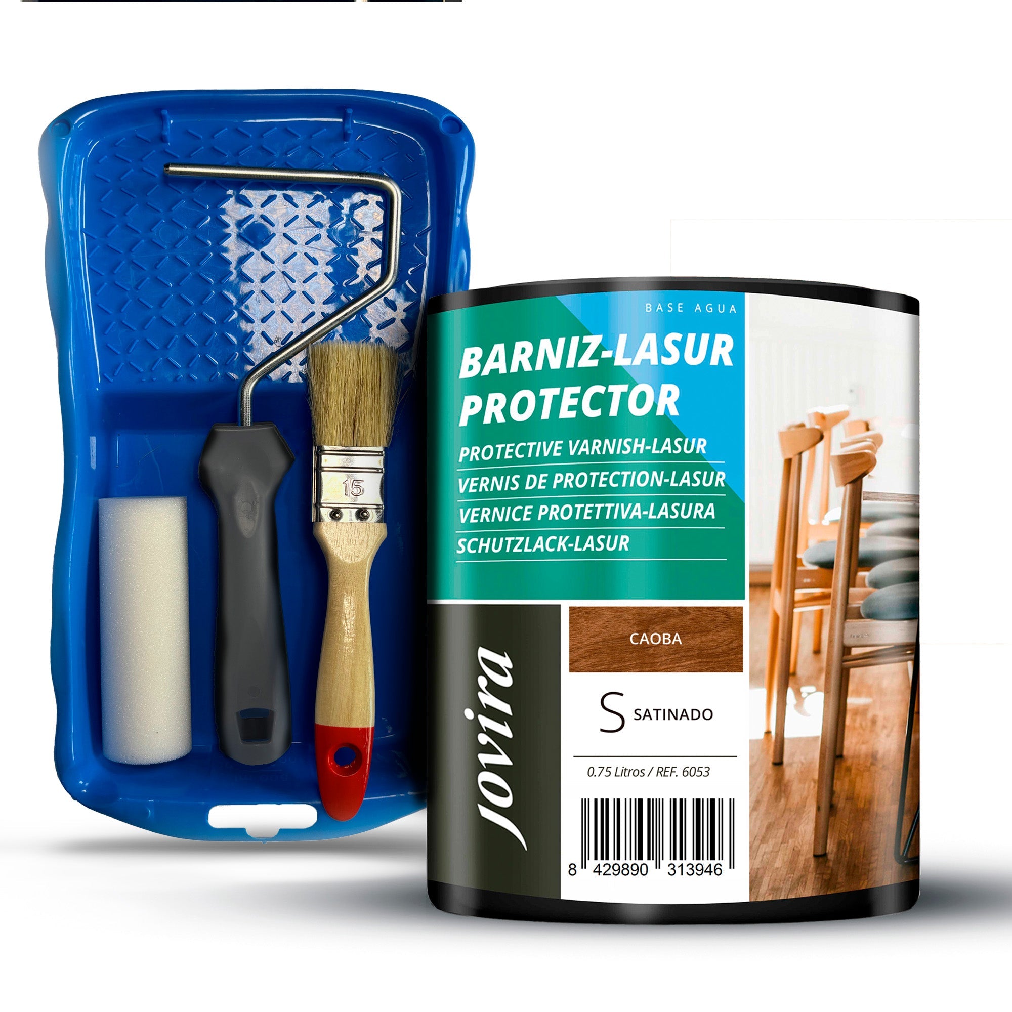 BARNIZ LASUR PROTECTOR SATINADO AGUA