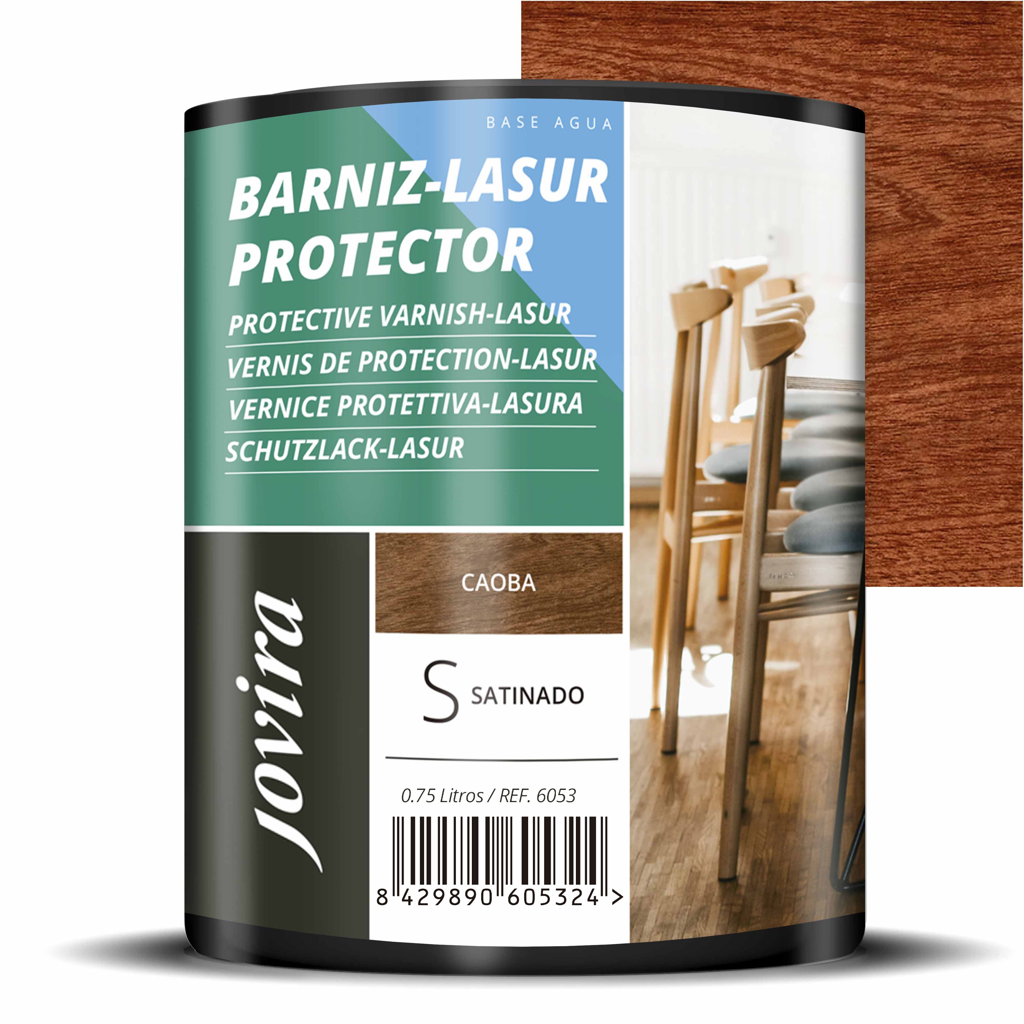 BARNIZ LASUR PROTECTOR SATINADO AGUA
