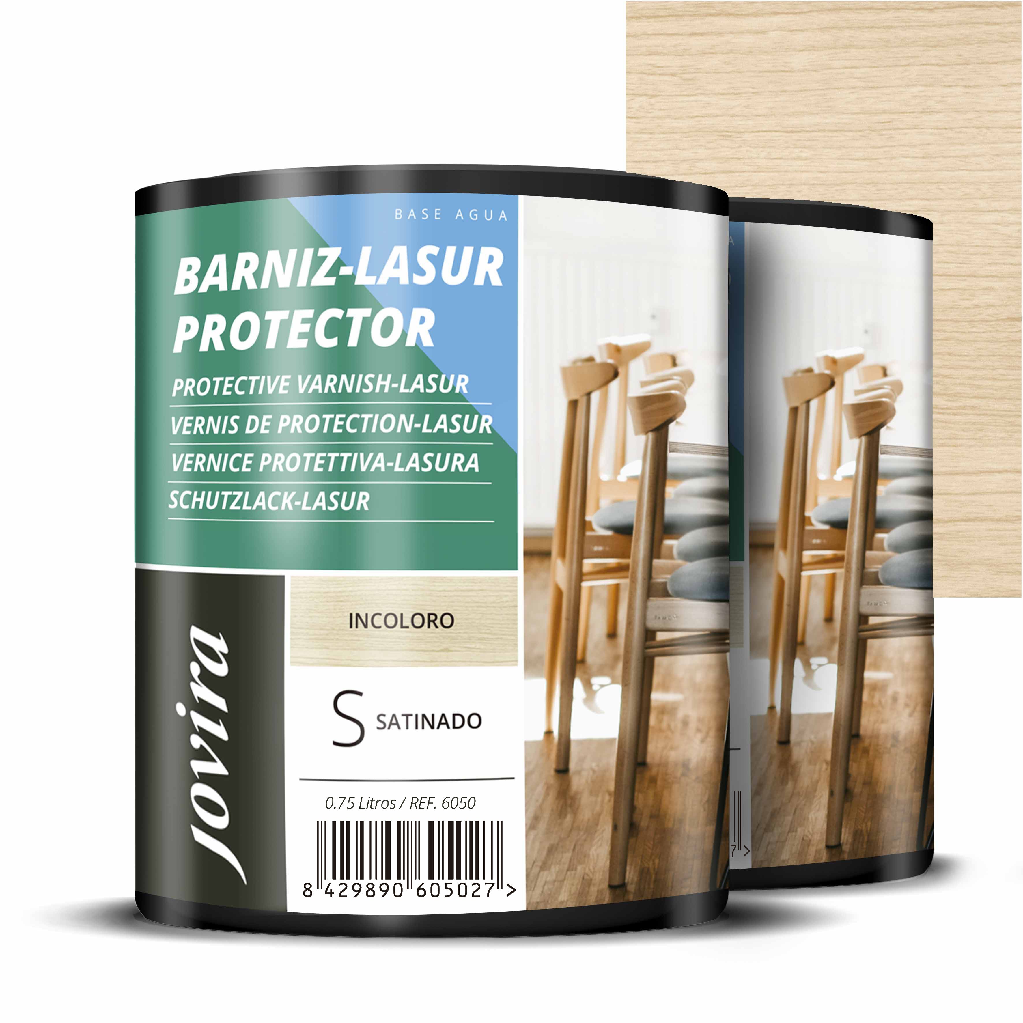 BARNIZ LASUR PROTECTOR SATINADO AGUA