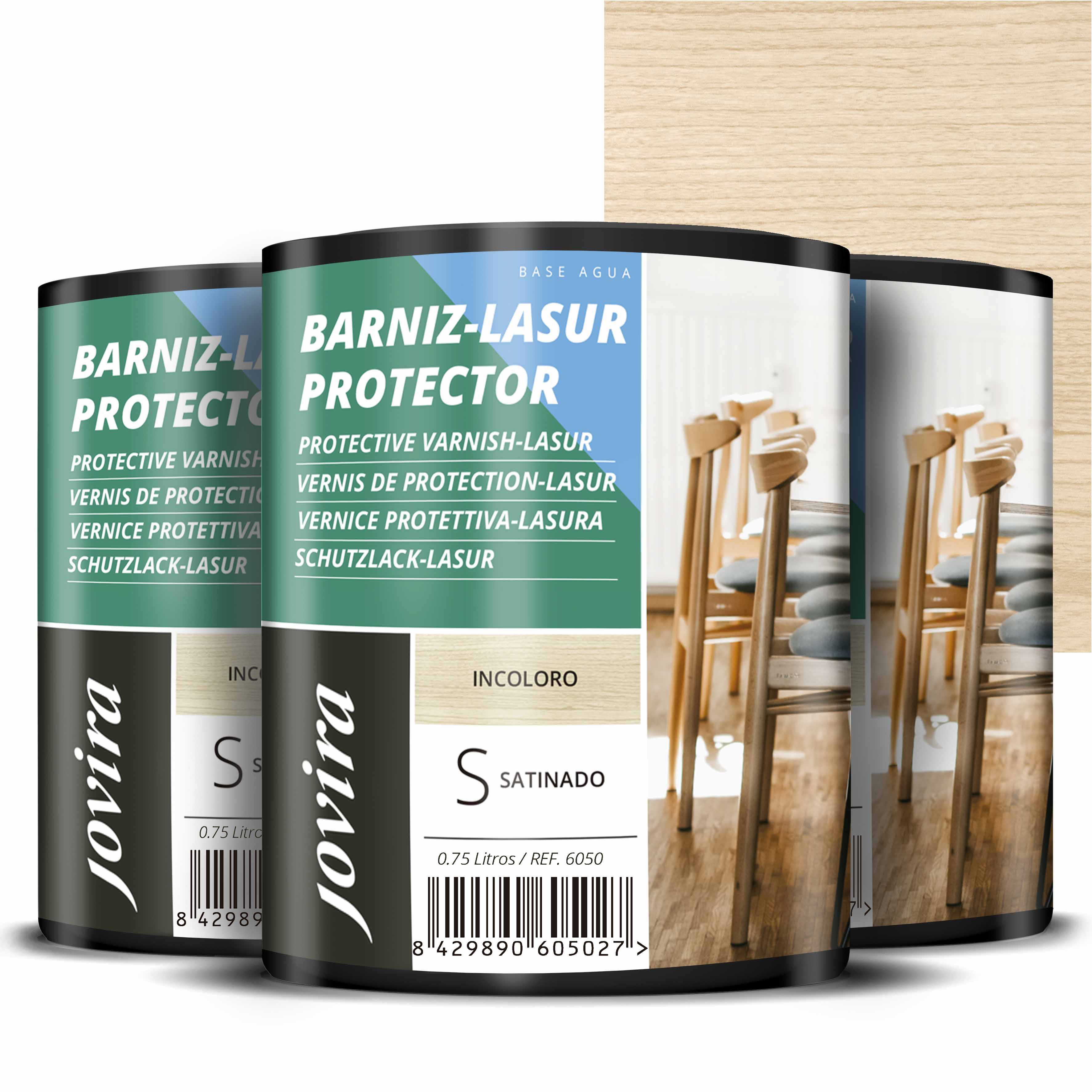 BARNIZ LASUR PROTECTOR SATINADO AGUA