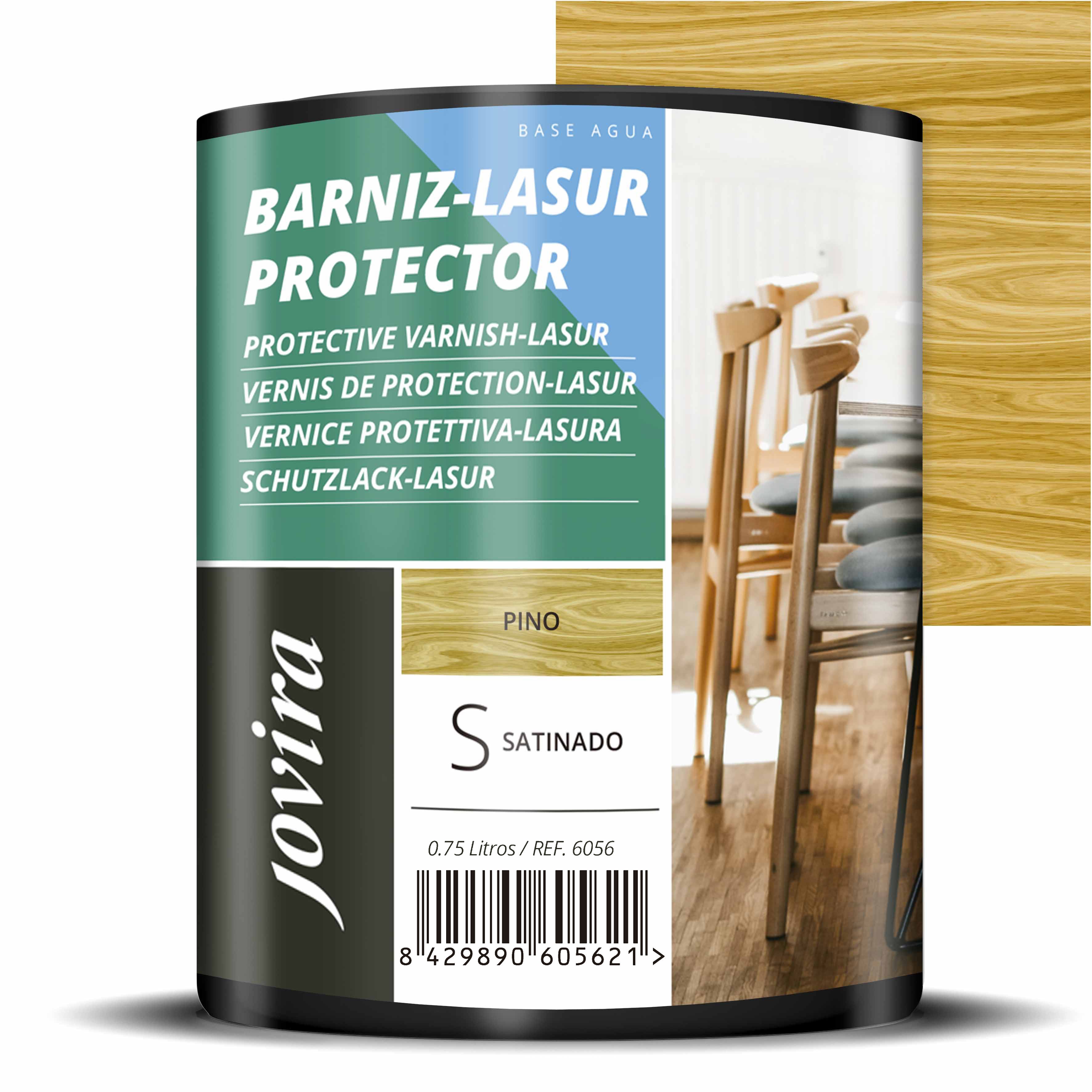 BARNIZ LASUR PROTECTOR SATINADO AGUA