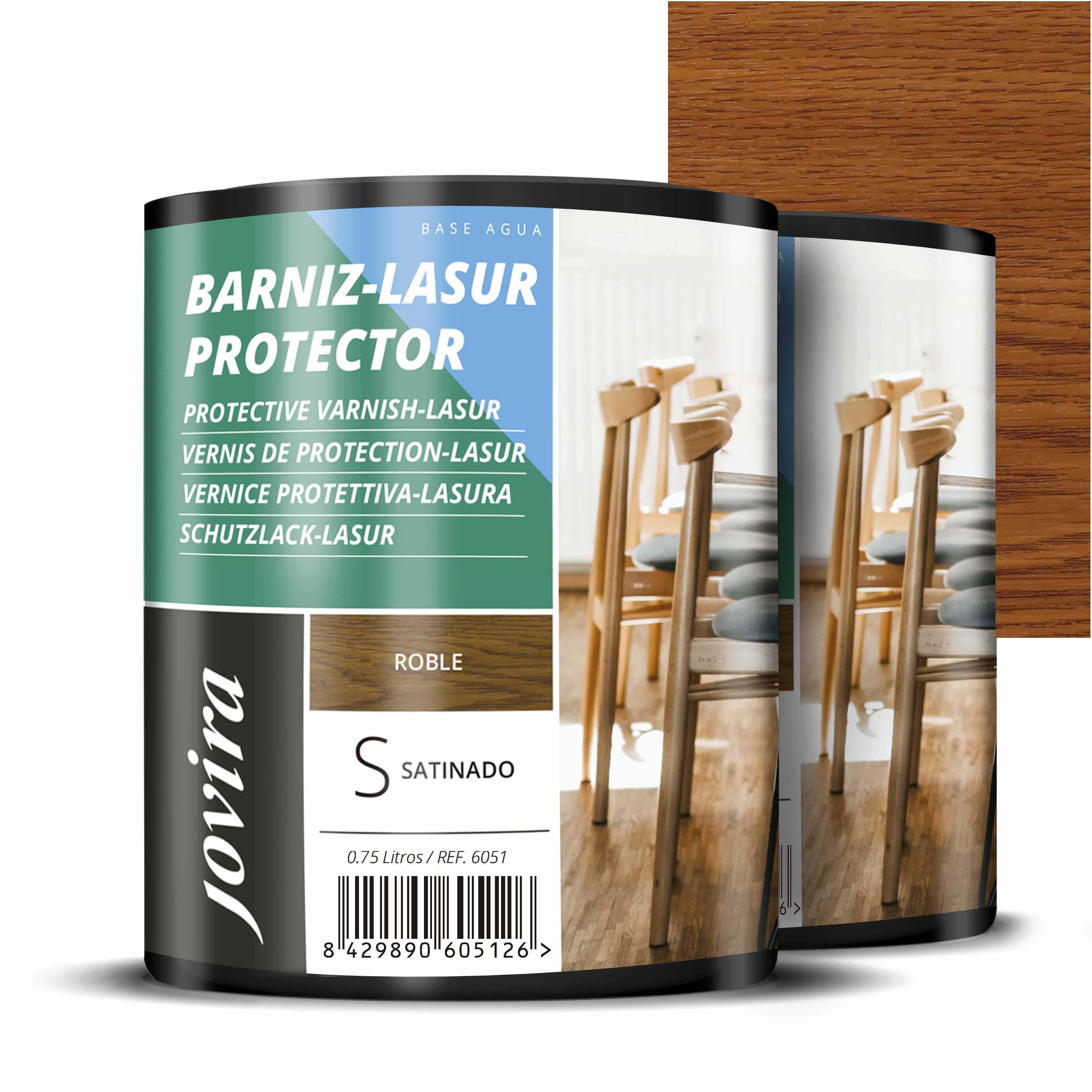 BARNIZ LASUR PROTECTOR SATINADO AGUA