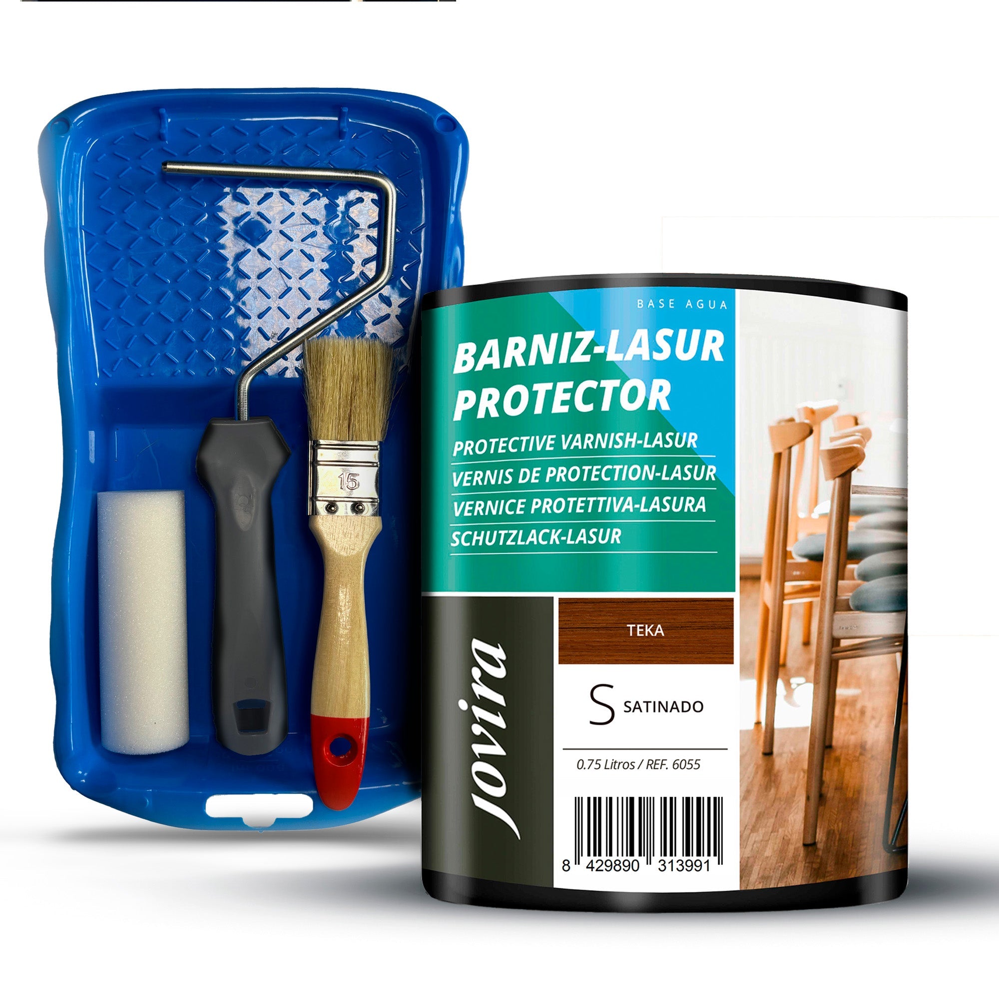 BARNIZ LASUR PROTECTOR SATINADO AGUA