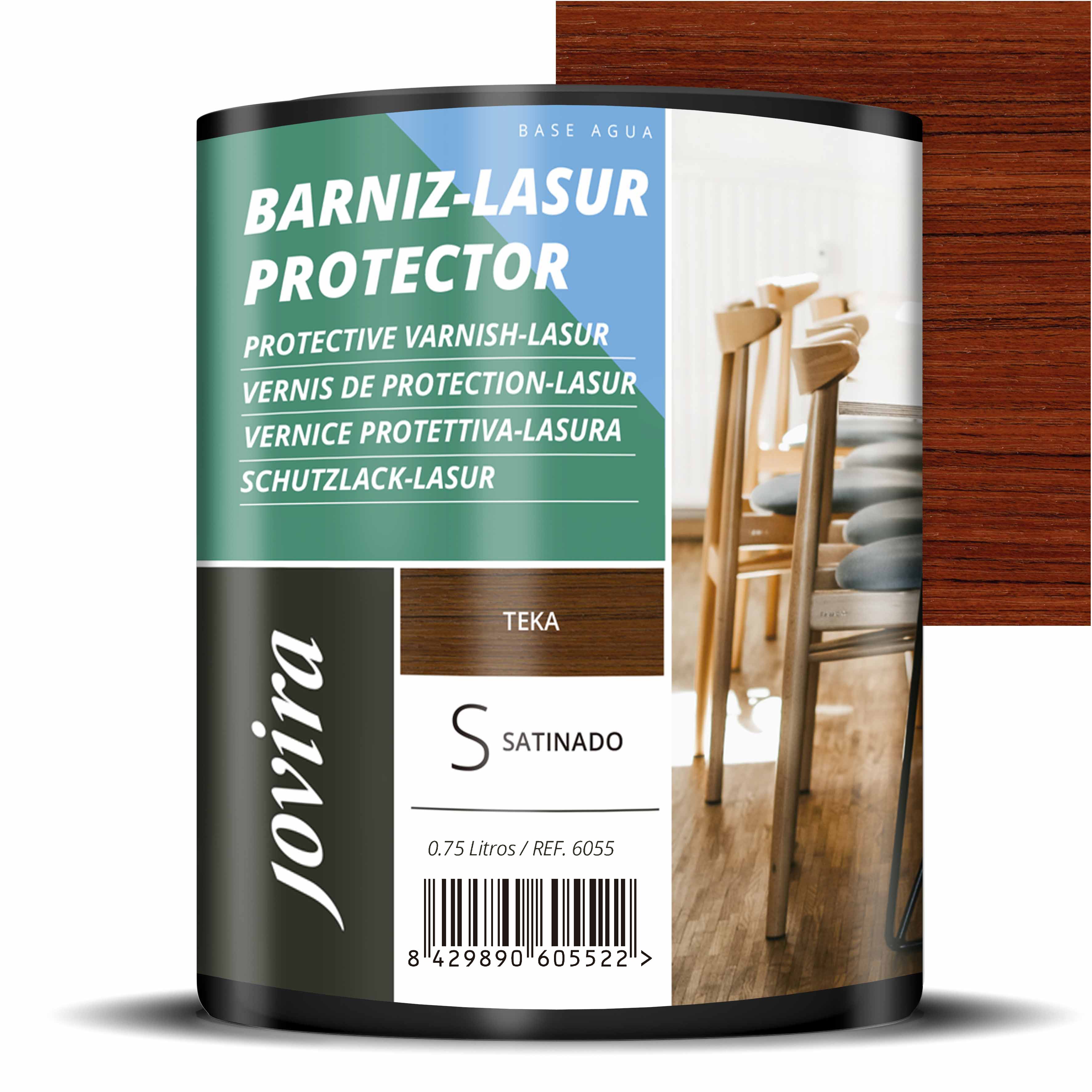 BARNIZ LASUR PROTECTOR SATINADO AGUA