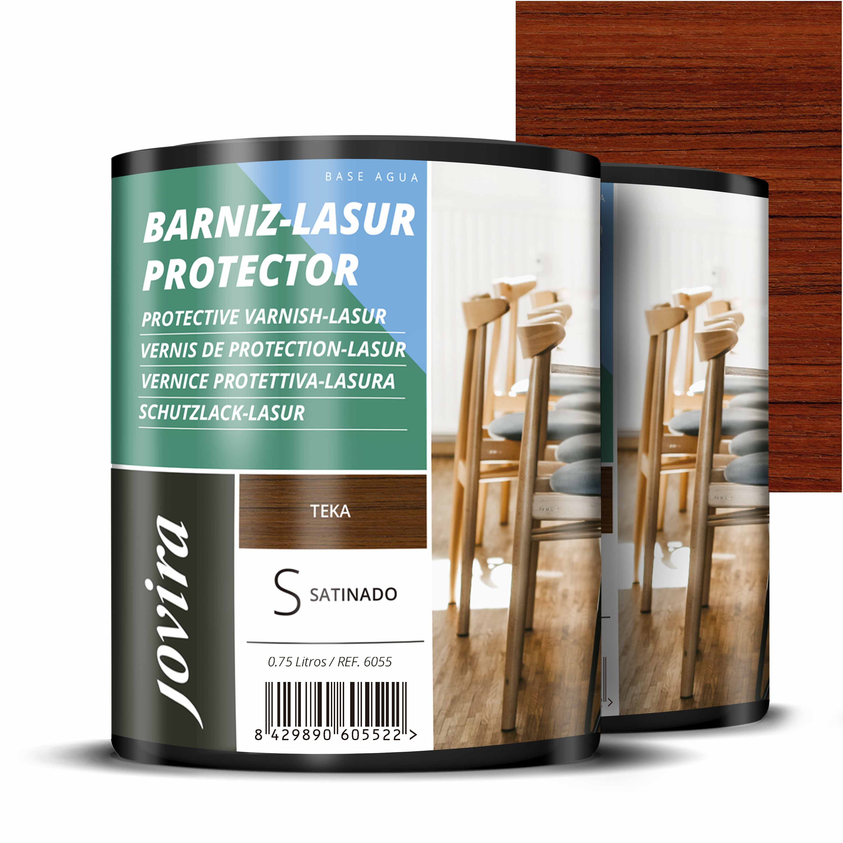 BARNIZ LASUR PROTECTOR SATINADO AGUA