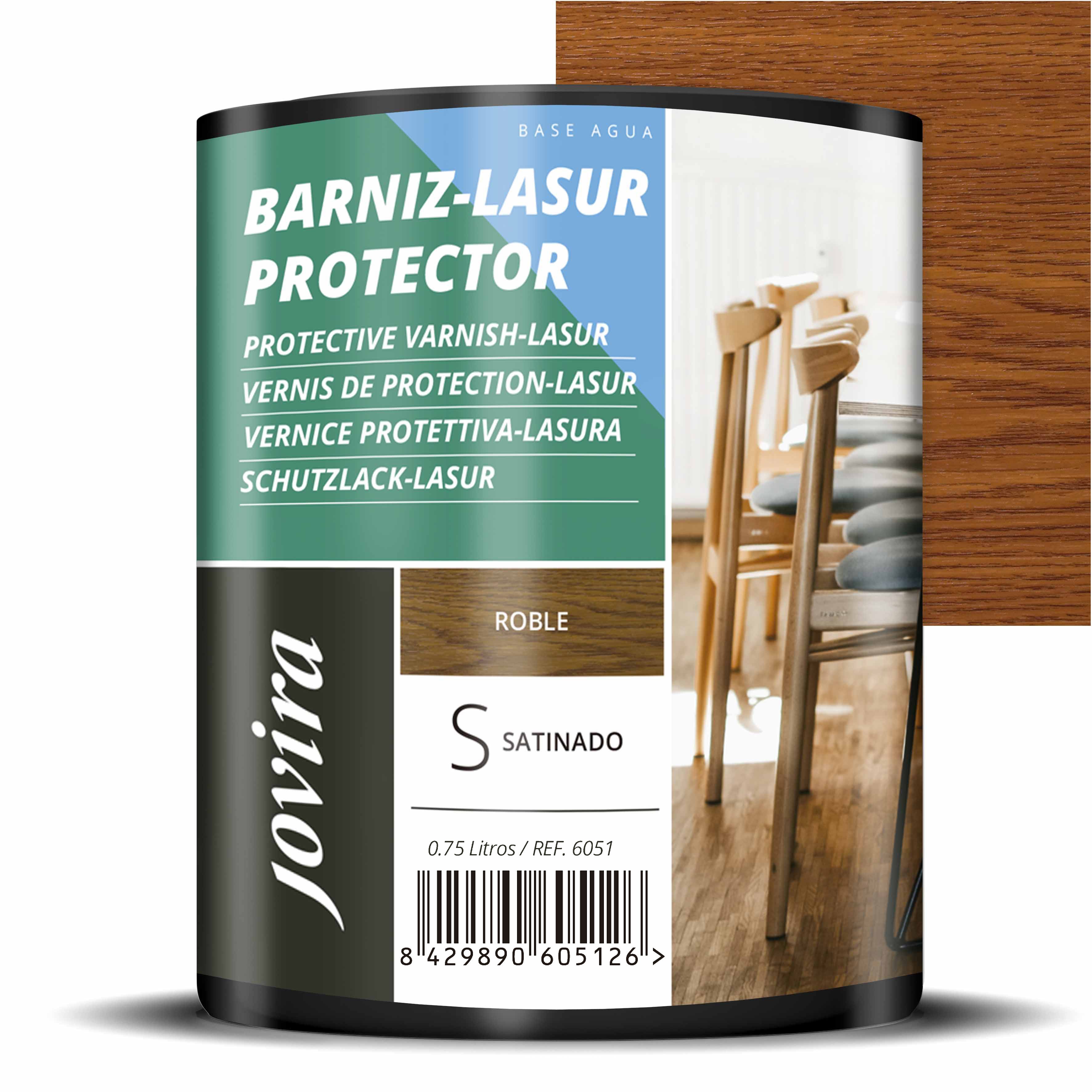 BARNIZ LASUR PROTECTOR SATINADO AGUA