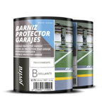 Barniz Protector para Suelos, Garaje, Pavimentos, Pistas deportivas al Agua. Protege y decora pavimentos de hormigón.