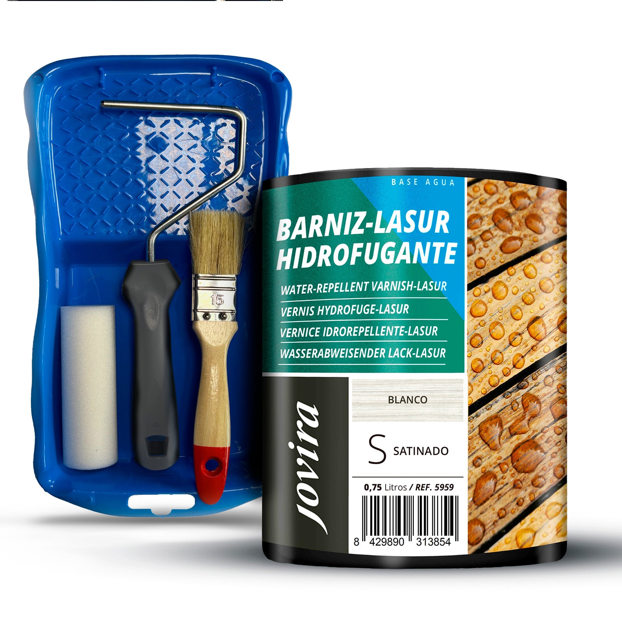 BARNIZ LASUR HIDROFUGANTE SATINADO AGUA