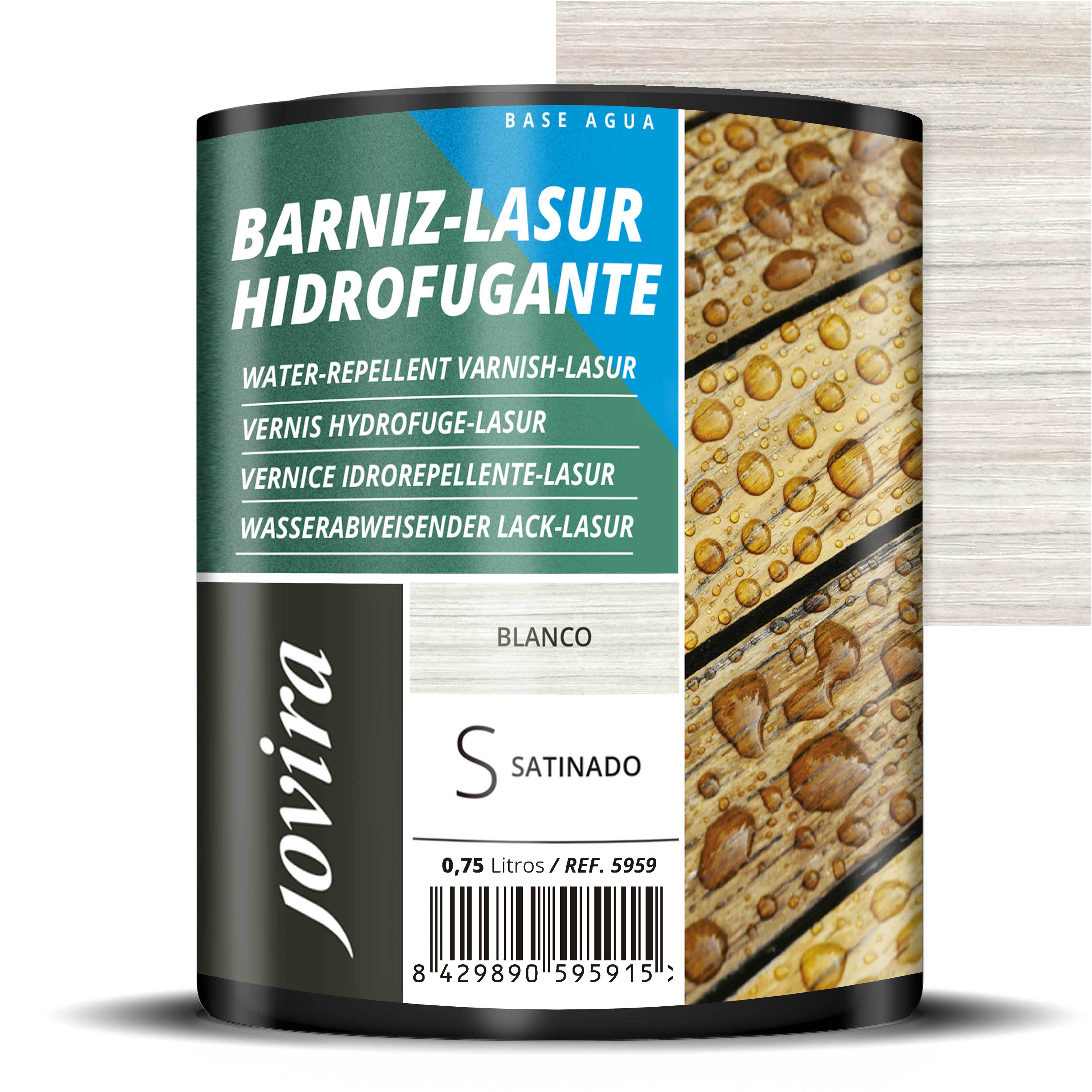 BARNIZ LASUR HIDROFUGANTE SATINADO AGUA