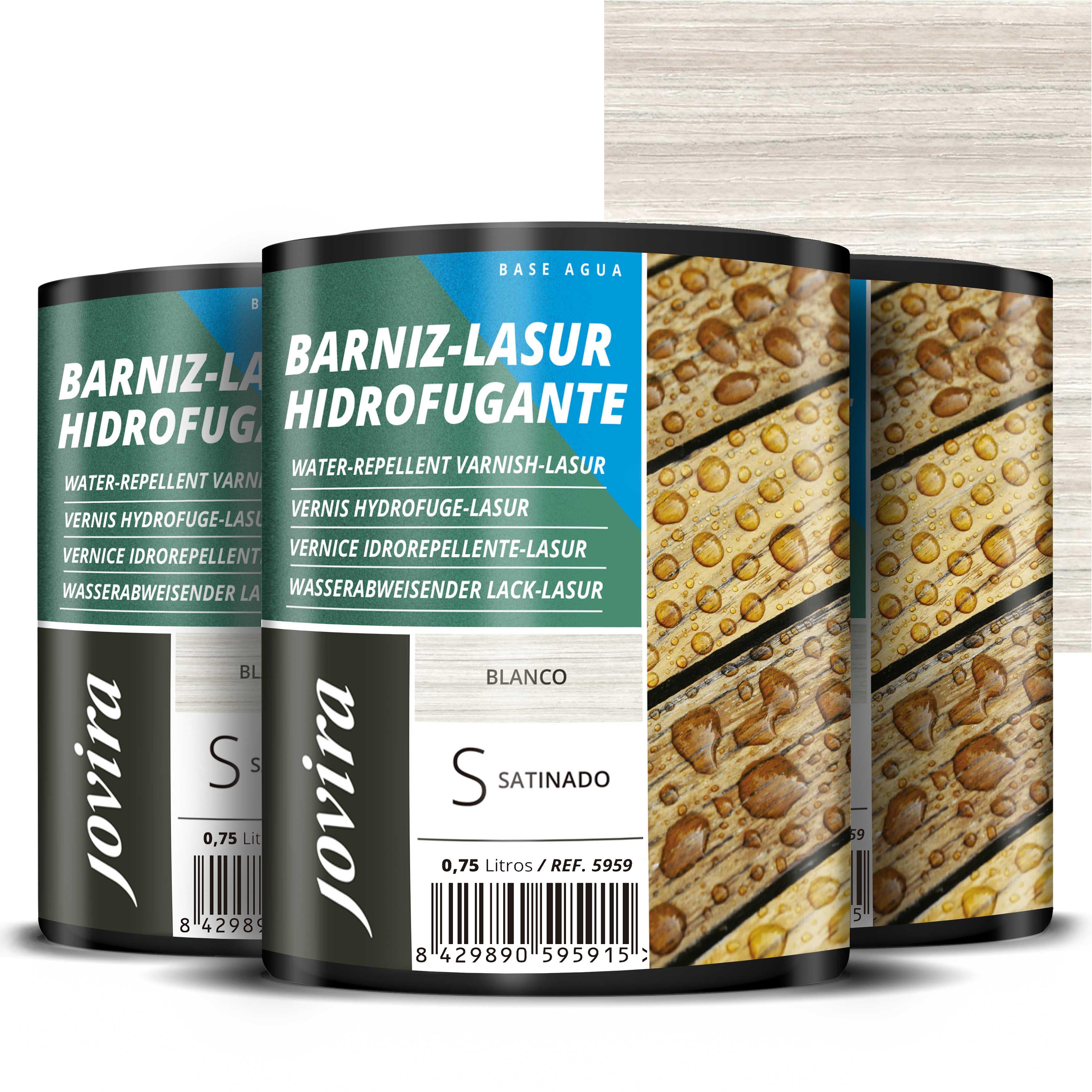 BARNIZ LASUR HIDROFUGANTE SATINADO AGUA