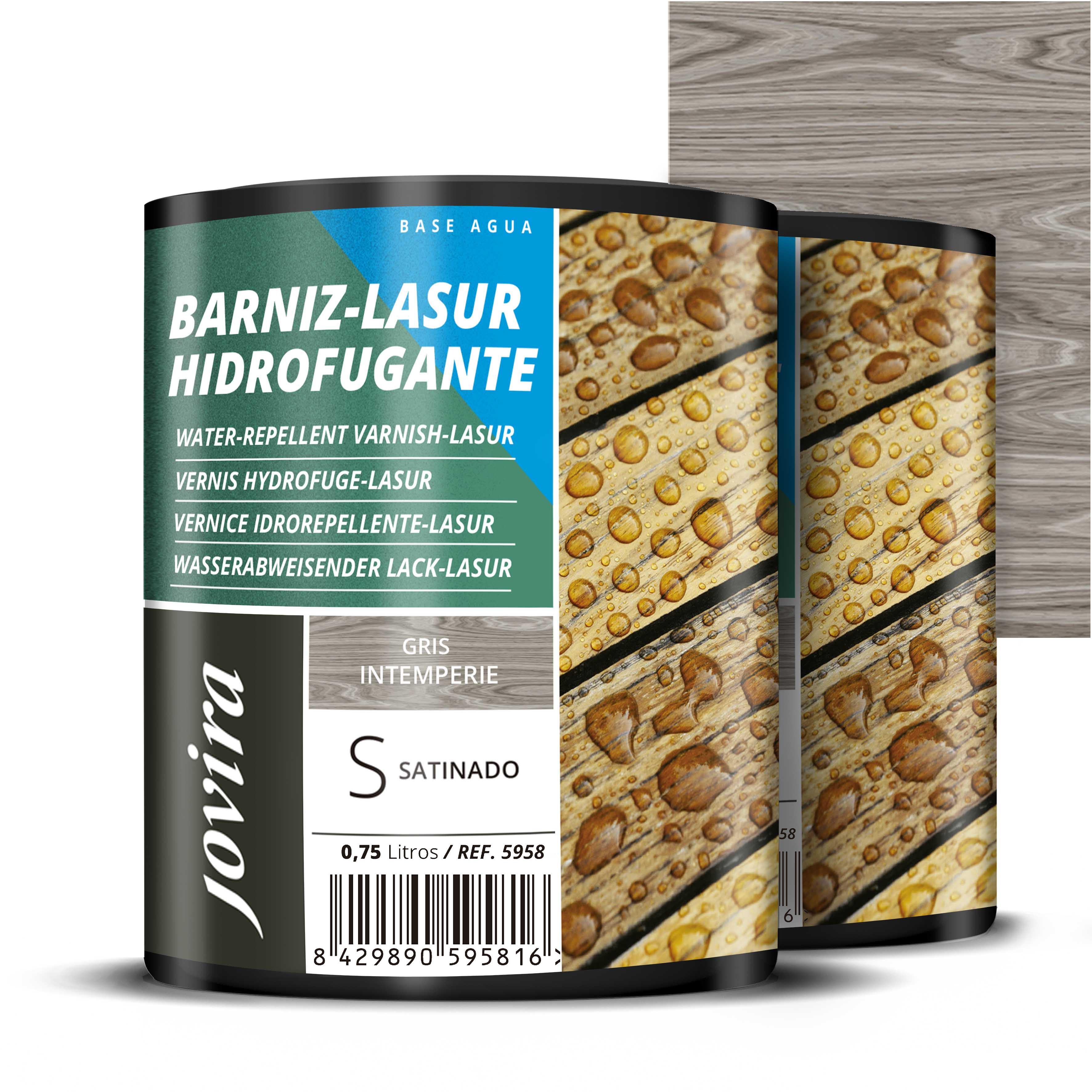 BARNIZ LASUR HIDROFUGANTE SATINADO AGUA