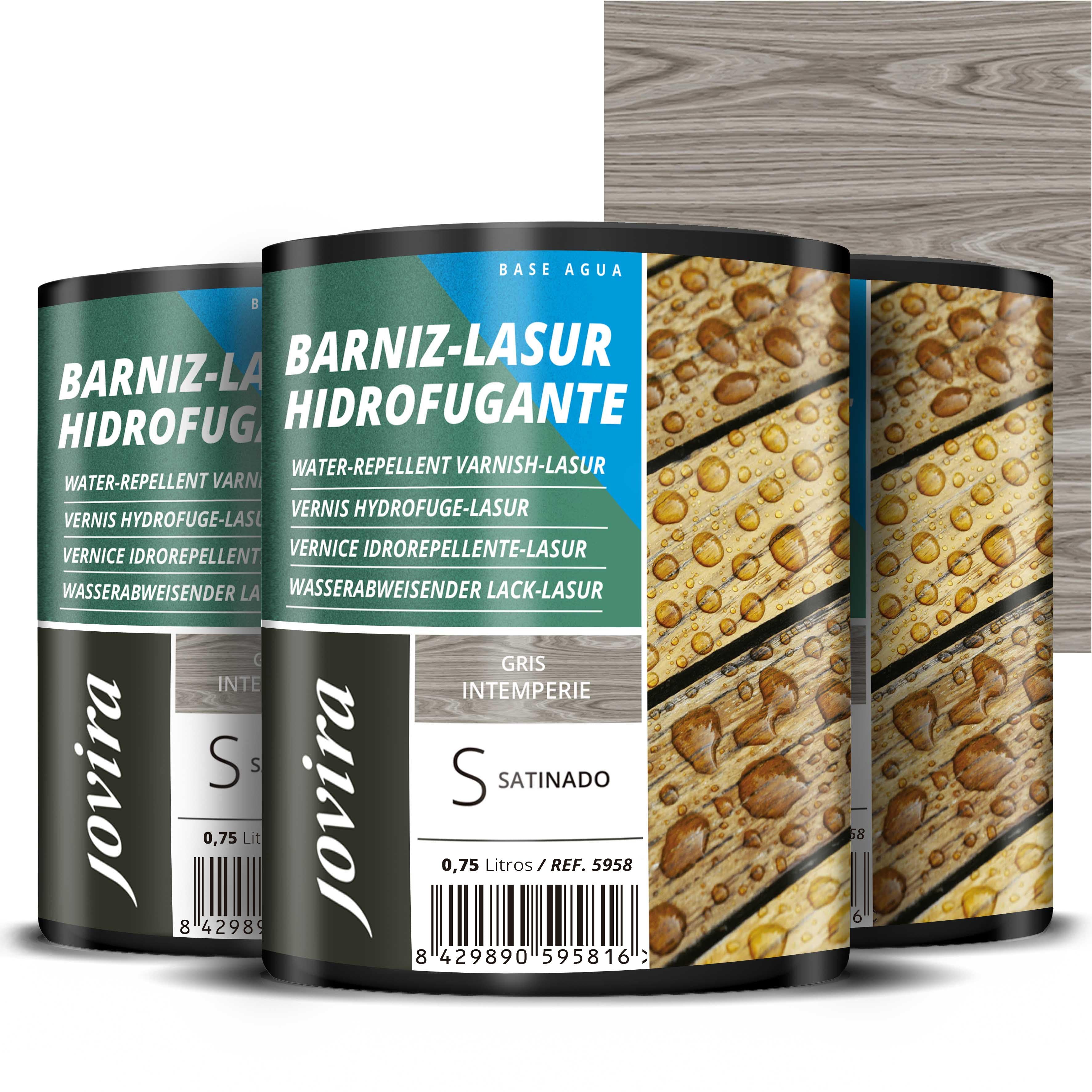 BARNIZ LASUR HIDROFUGANTE SATINADO AGUA