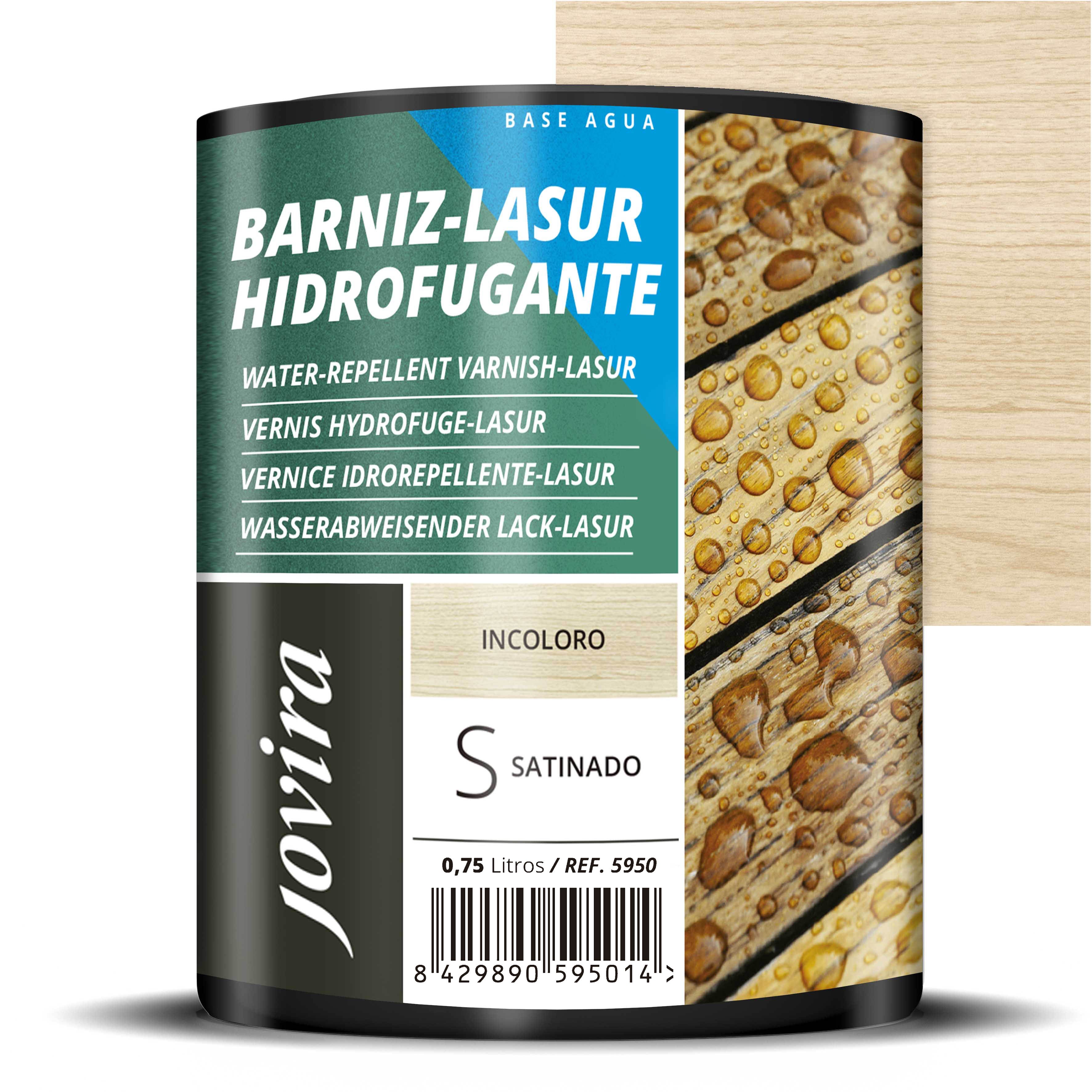 BARNIZ LASUR HIDROFUGANTE SATINADO AGUA
