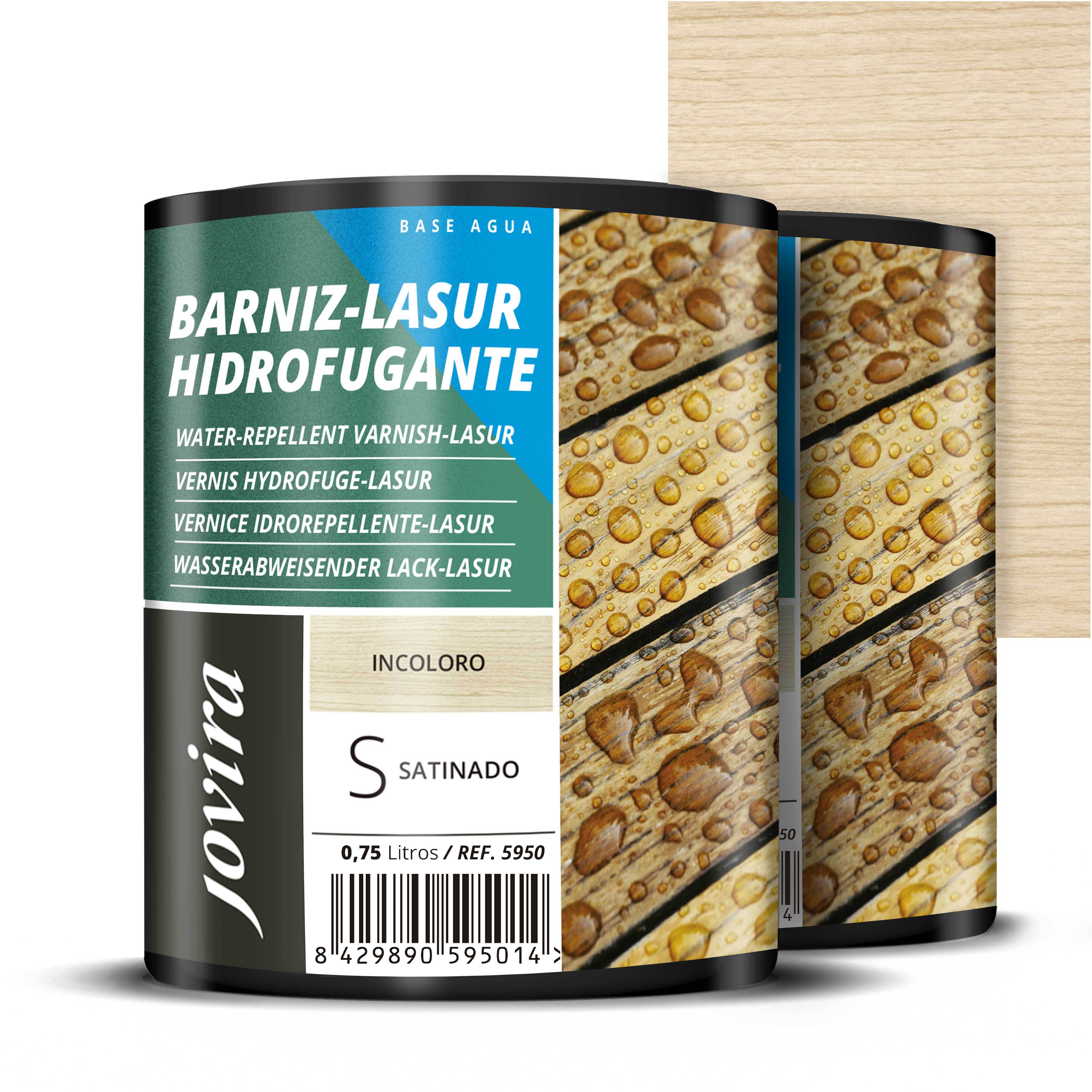 BARNIZ LASUR HIDROFUGANTE SATINADO AGUA