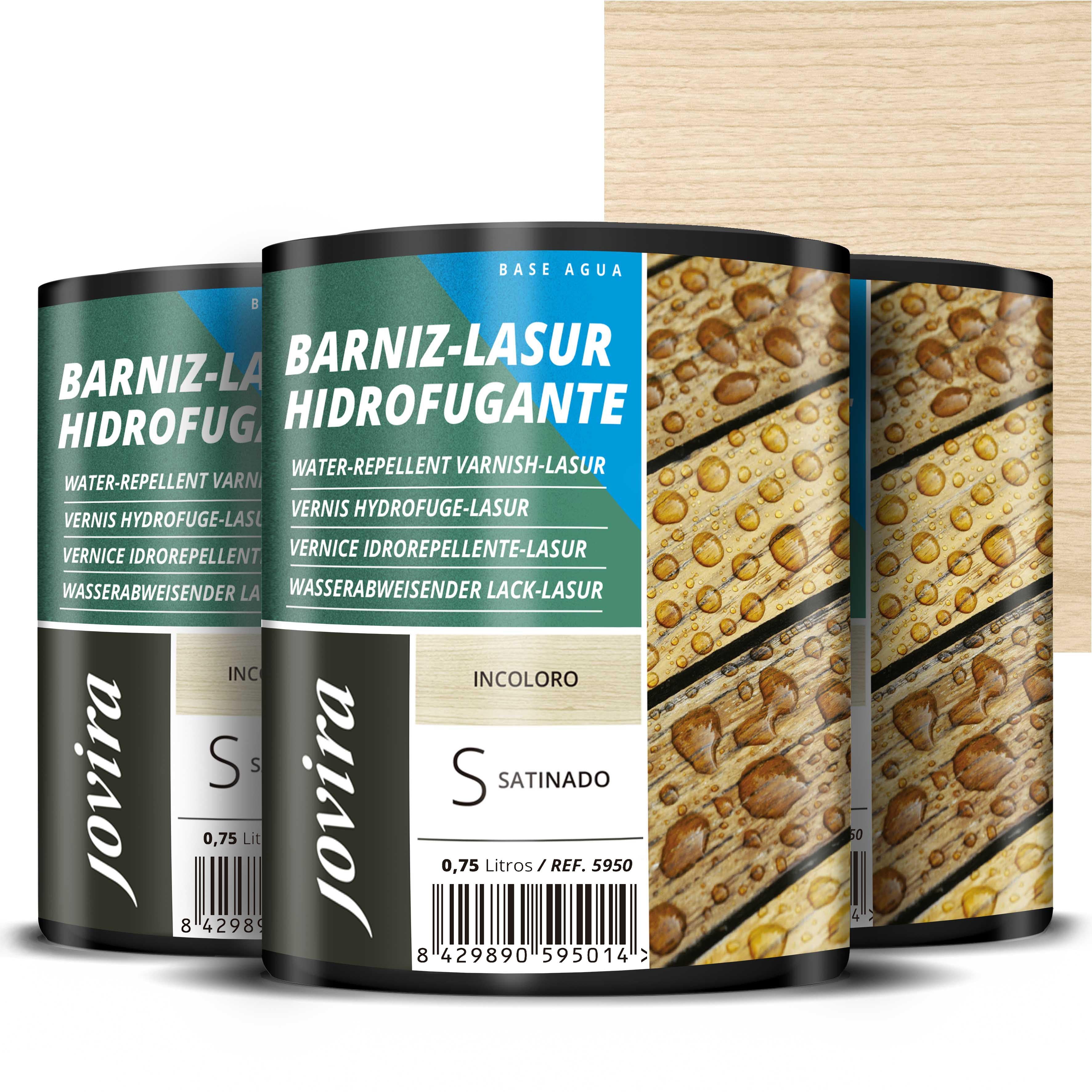 BARNIZ LASUR HIDROFUGANTE SATINADO AGUA