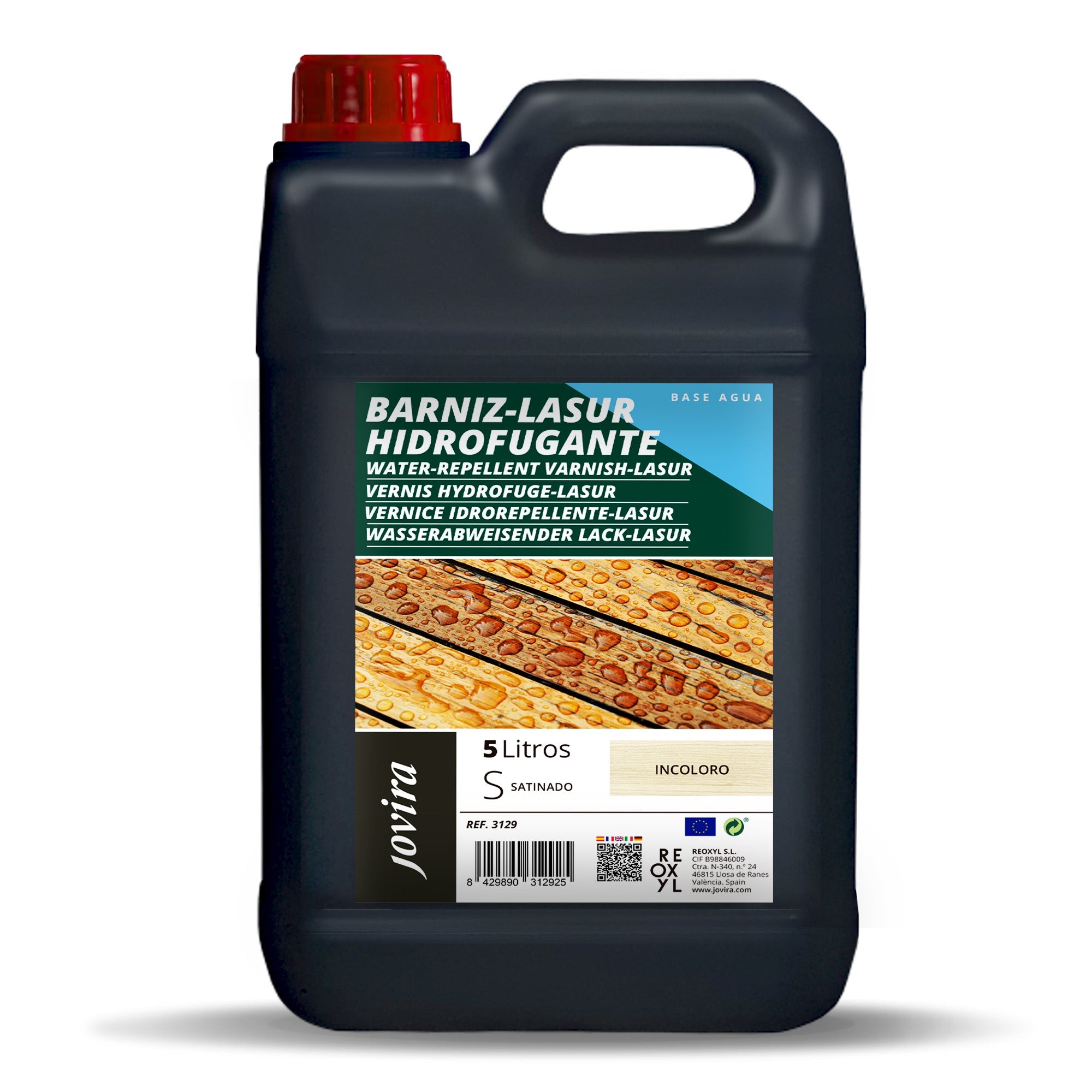 BARNIZ LASUR HIDROFUGANTE SATINADO AGUA