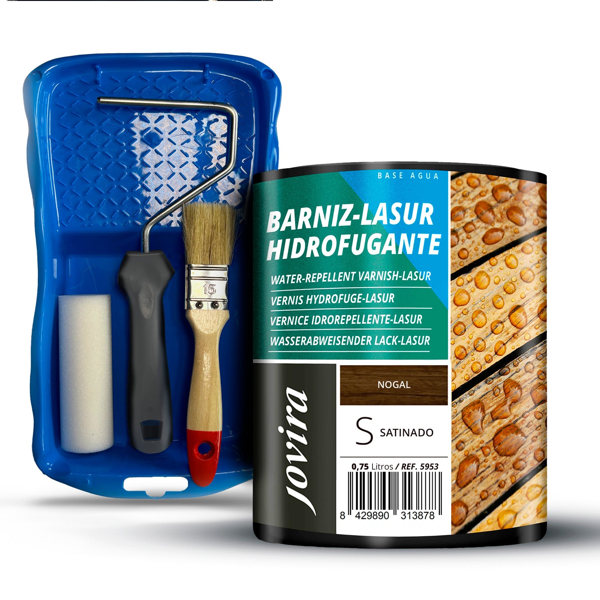 BARNIZ LASUR HIDROFUGANTE SATINADO AGUA