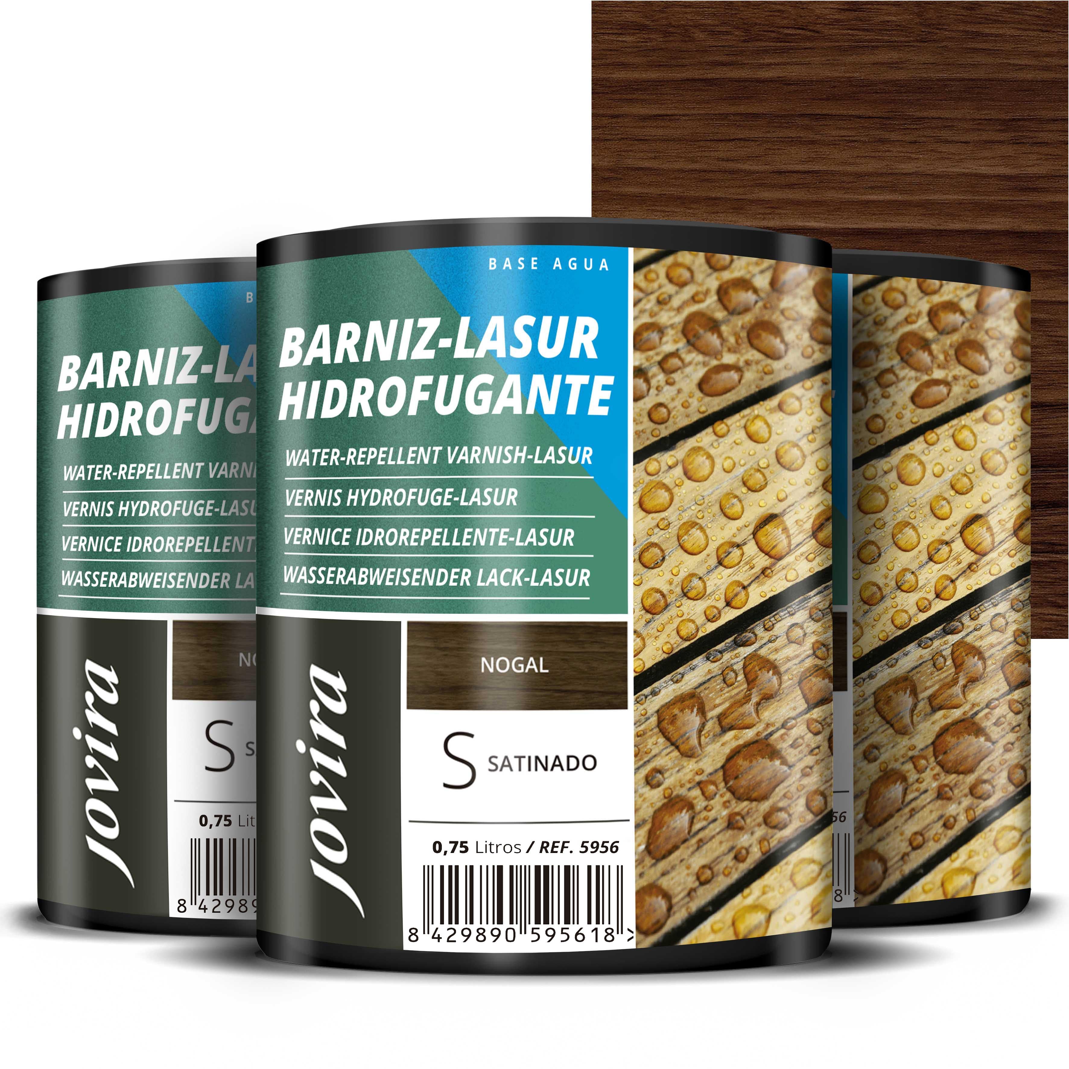 BARNIZ LASUR HIDROFUGANTE SATINADO AGUA