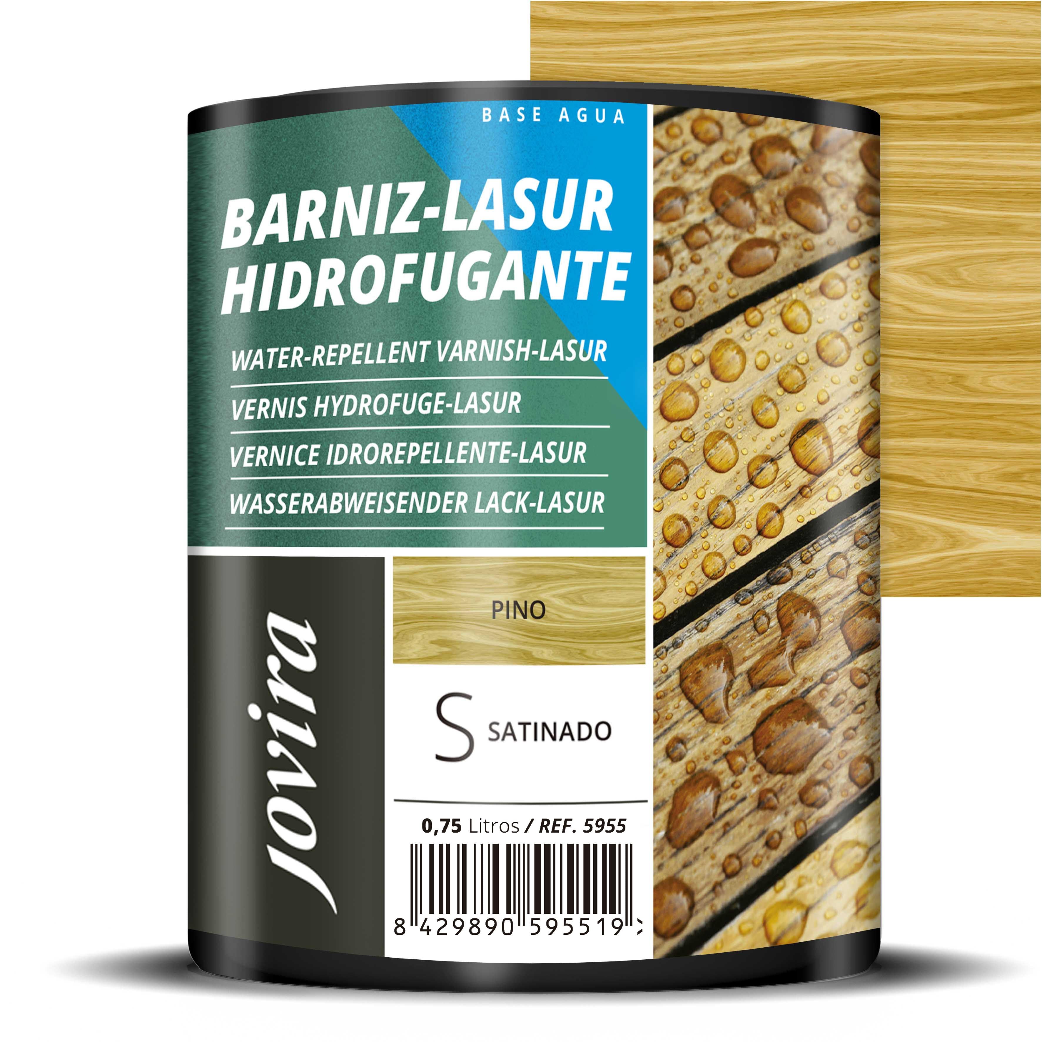 BARNIZ LASUR HIDROFUGANTE SATINADO AGUA