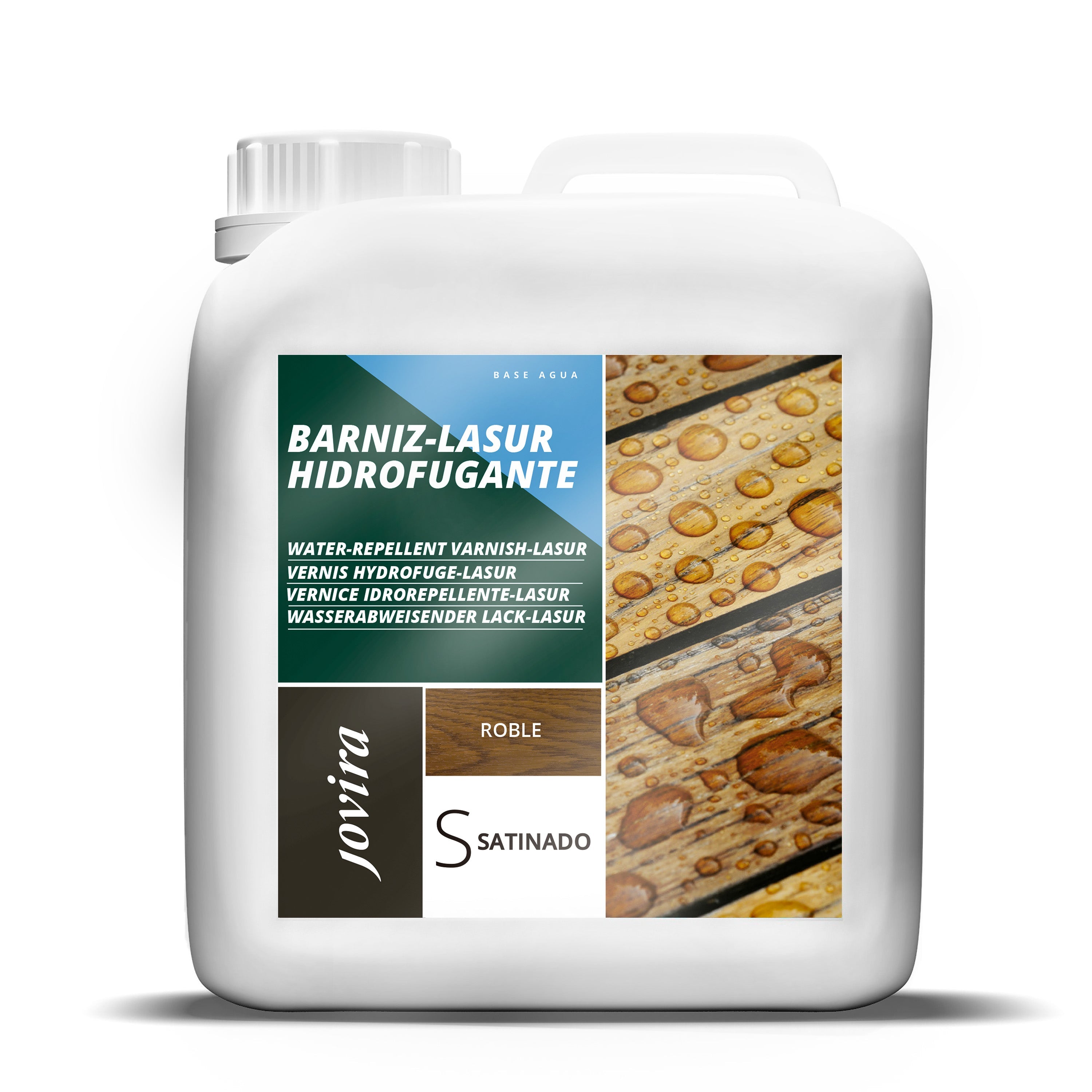 BARNIZ LASUR HIDROFUGANTE SATINADO AGUA