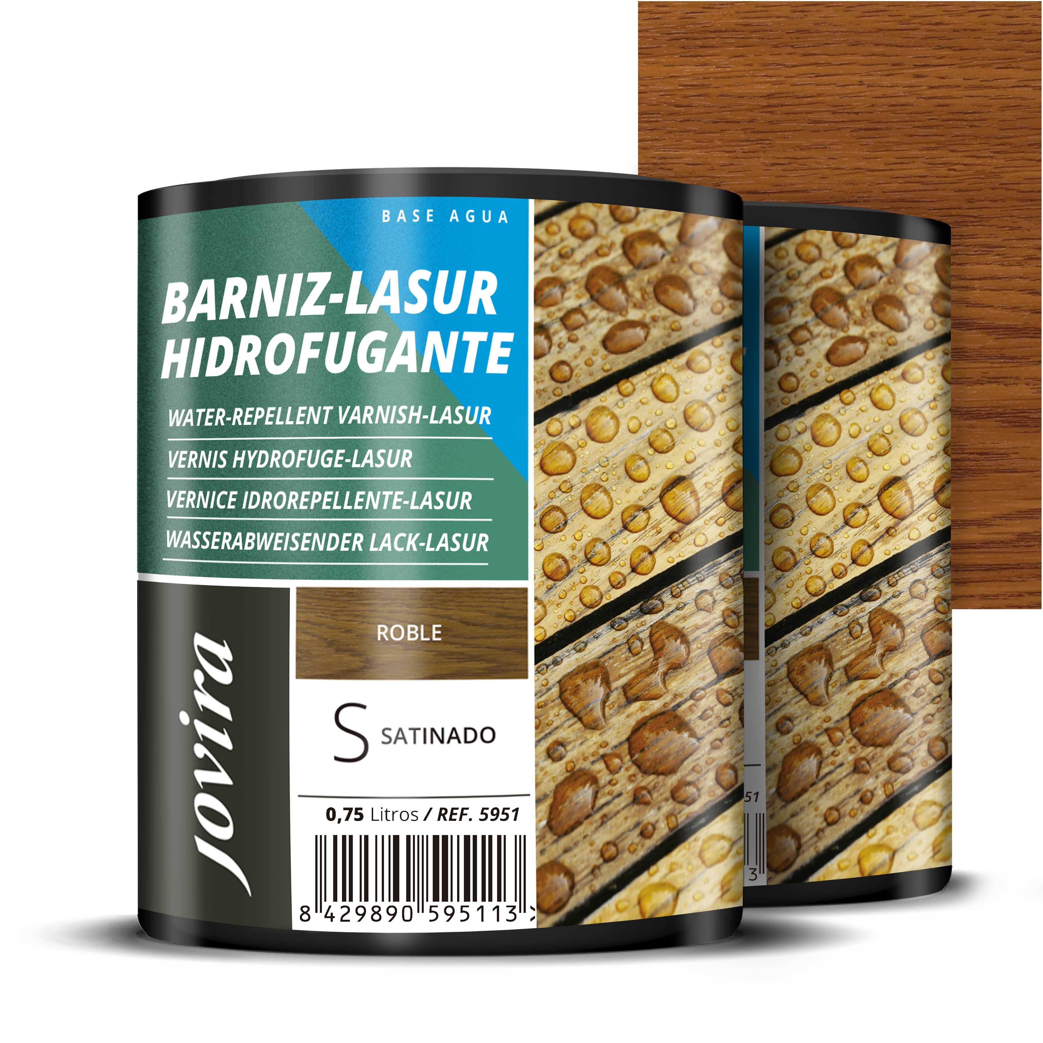 BARNIZ LASUR HIDROFUGANTE SATINADO AGUA