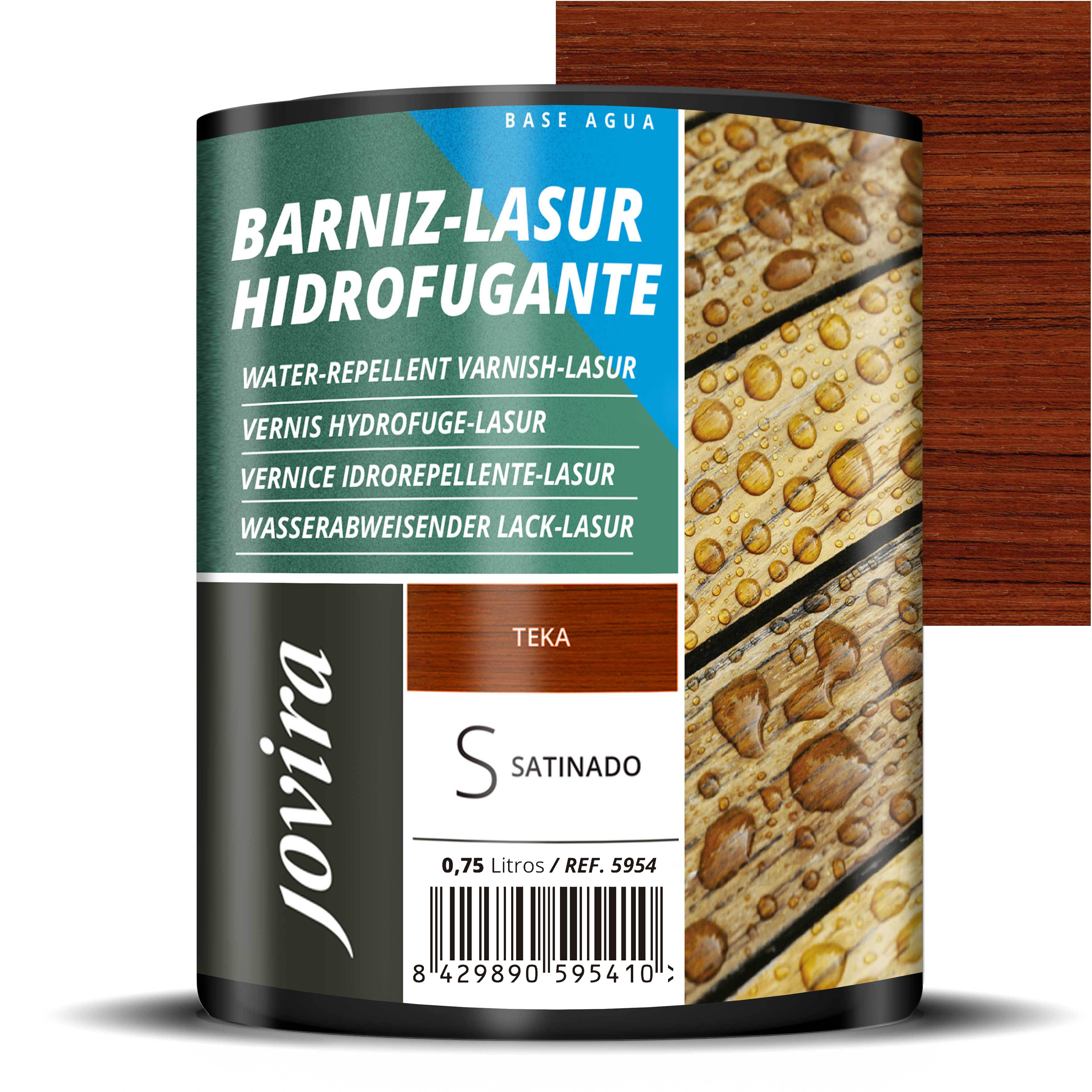 BARNIZ LASUR HIDROFUGANTE SATINADO AGUA