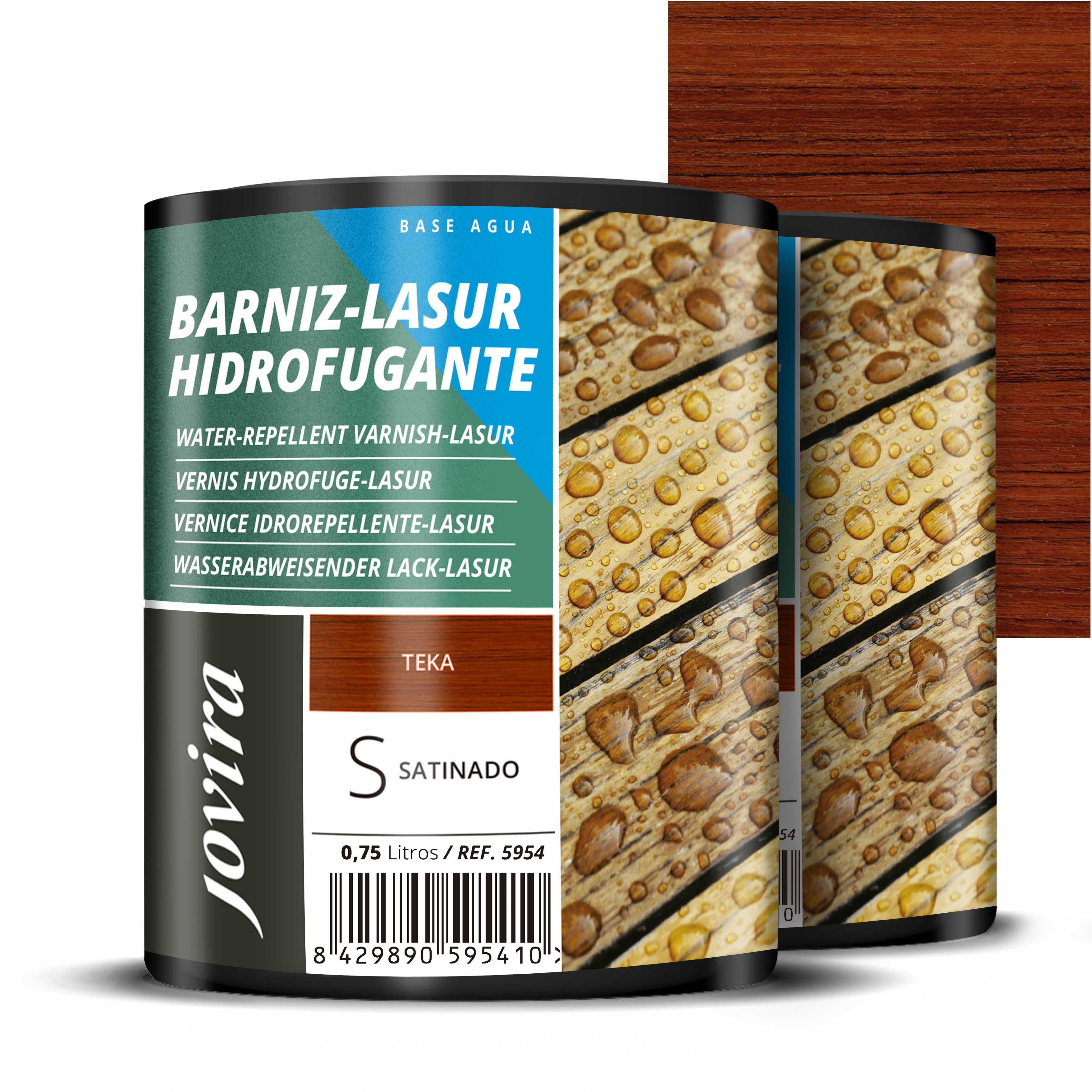 BARNIZ LASUR HIDROFUGANTE SATINADO AGUA