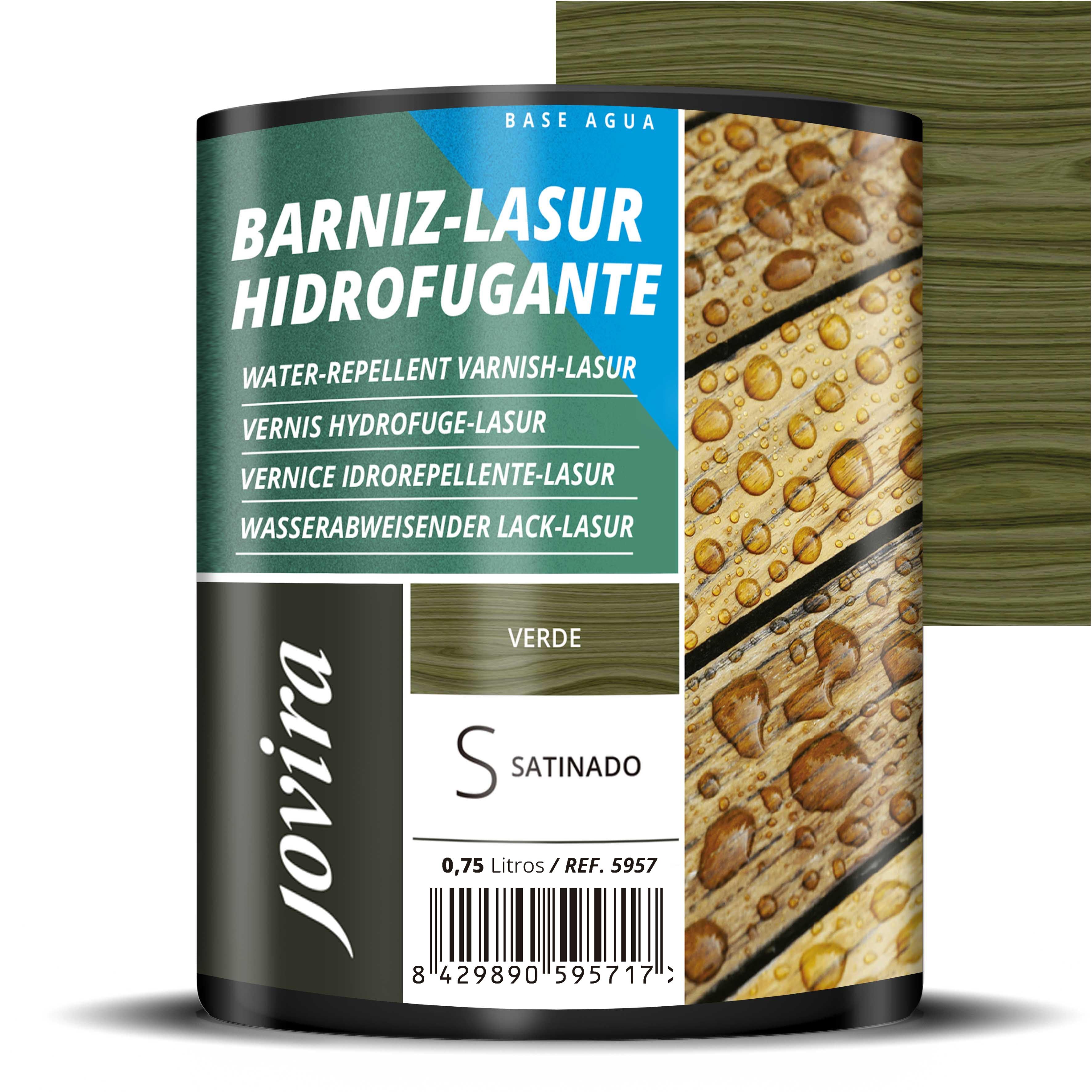 BARNIZ LASUR HIDROFUGANTE SATINADO AGUA