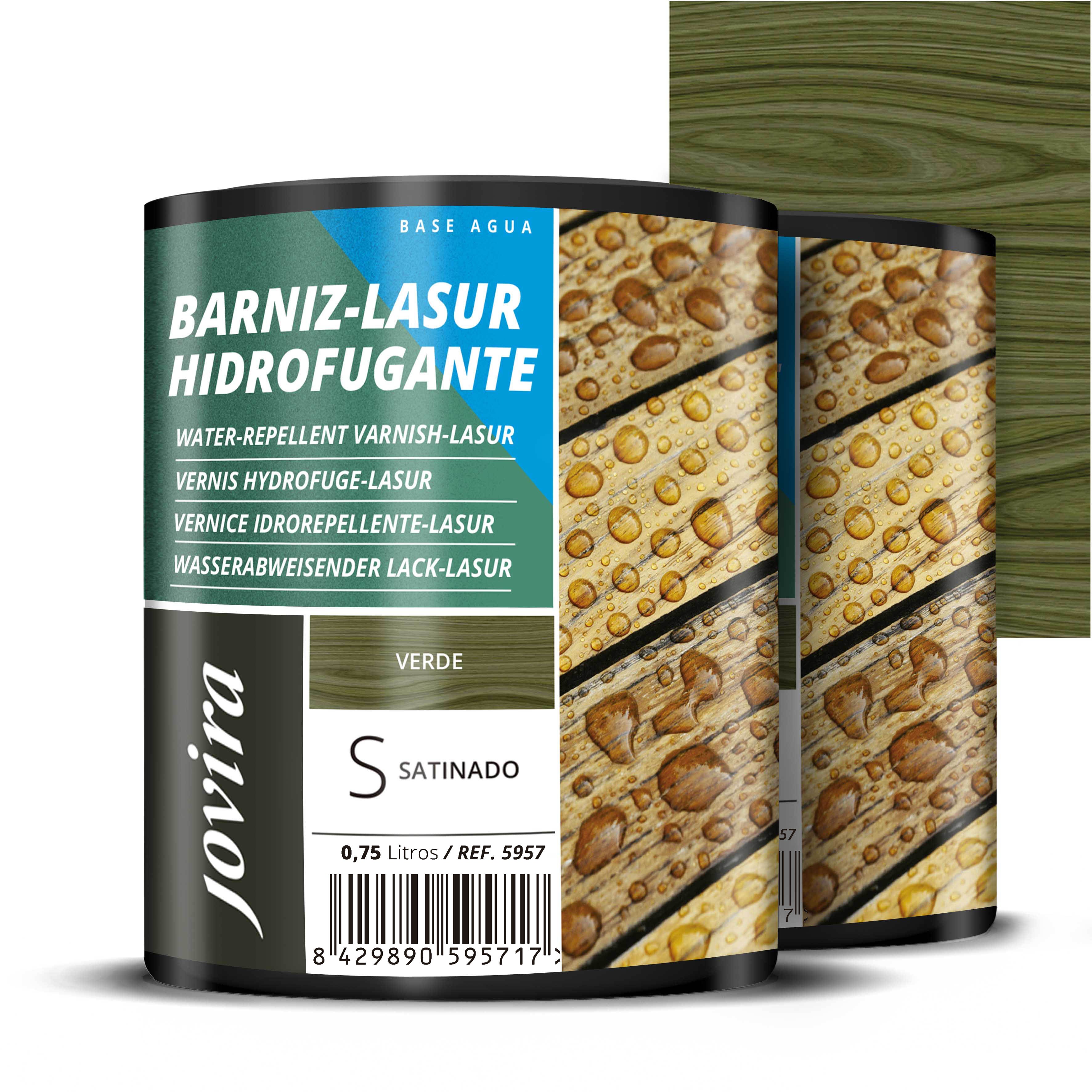 BARNIZ LASUR HIDROFUGANTE SATINADO AGUA