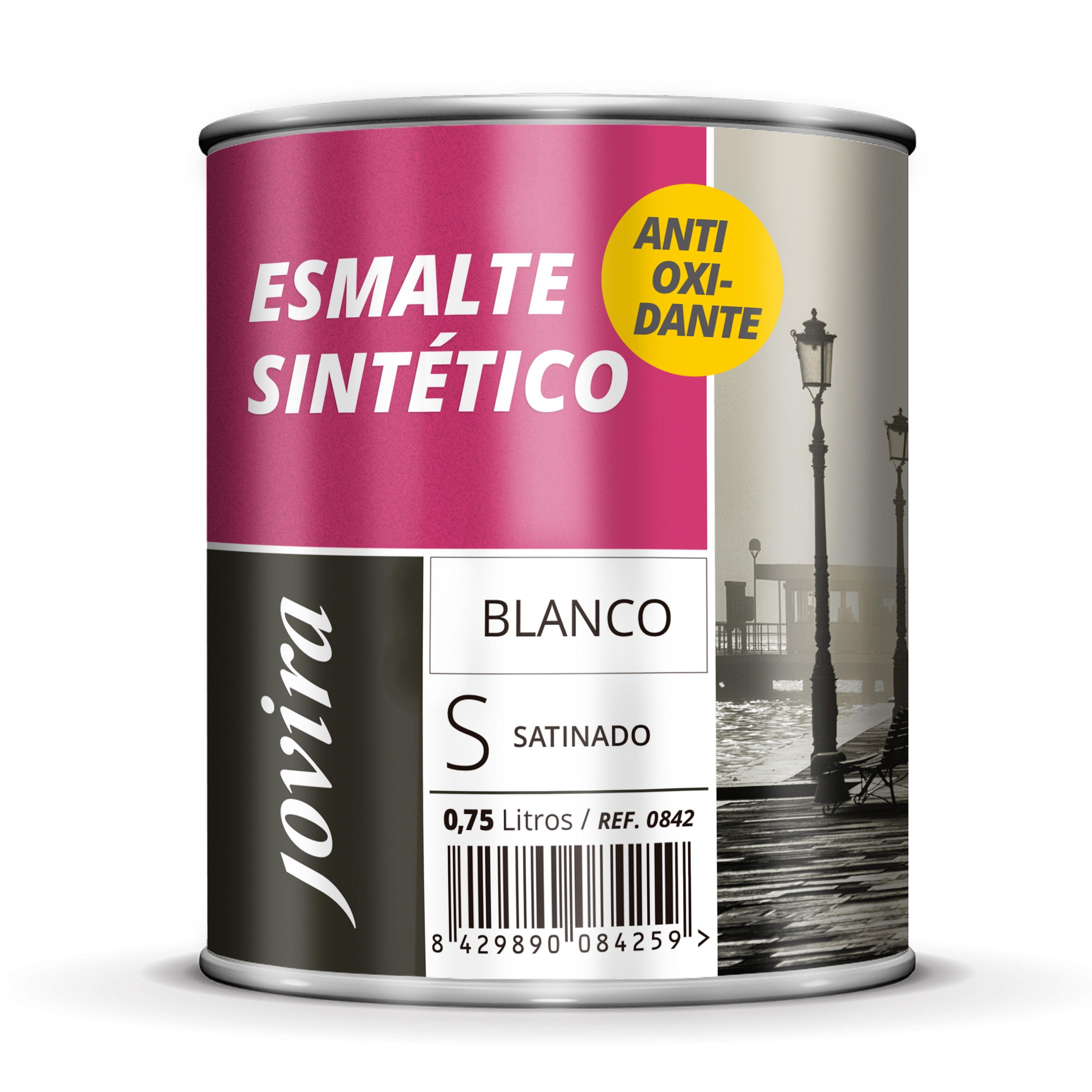 Esmalte Sintético Antioxidante. Esmalte directo sobre oxido. Para la protección y decoración de superficies de madera, hierro y acero. Satinado