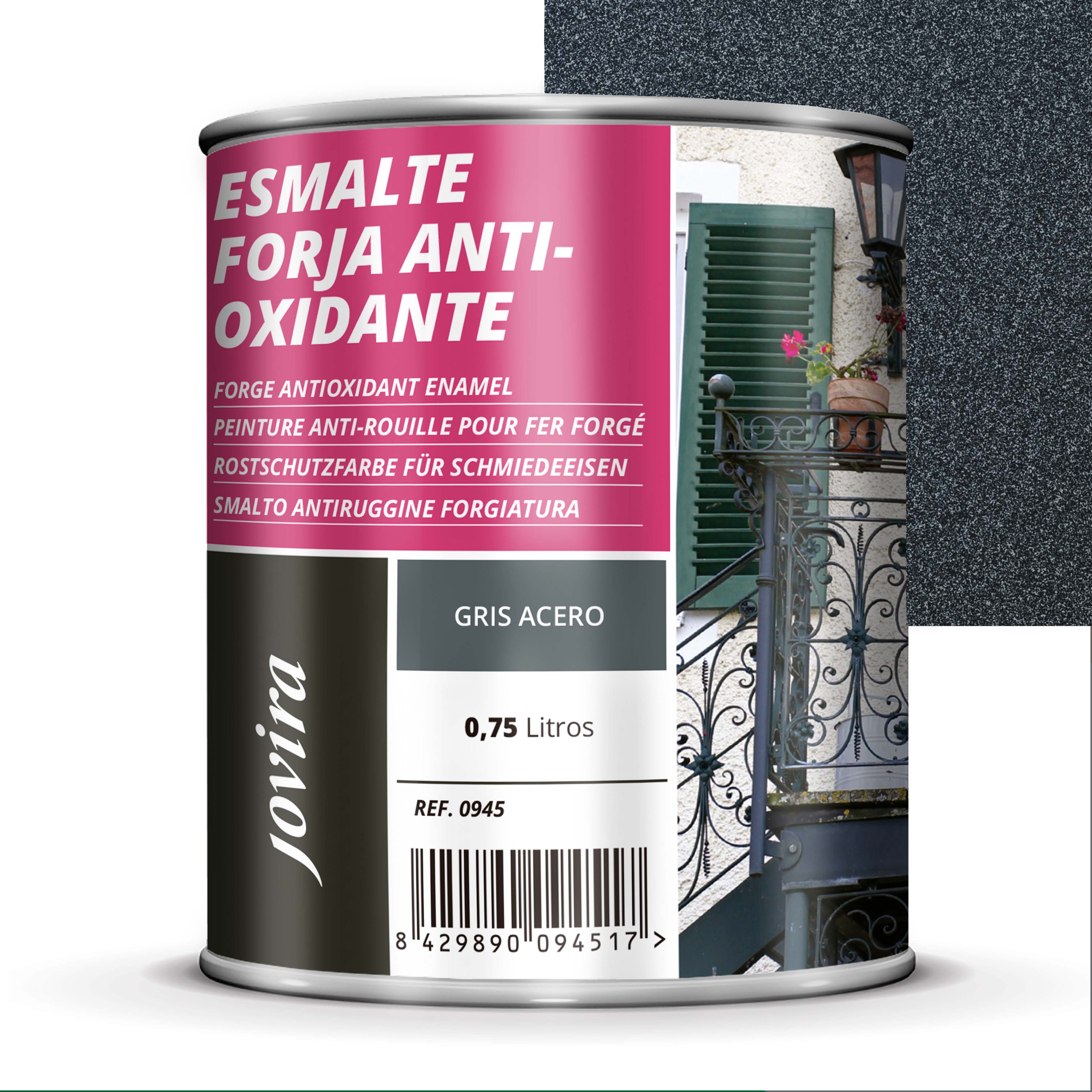 Esmalte Forja Antioxidante al Disolvente.