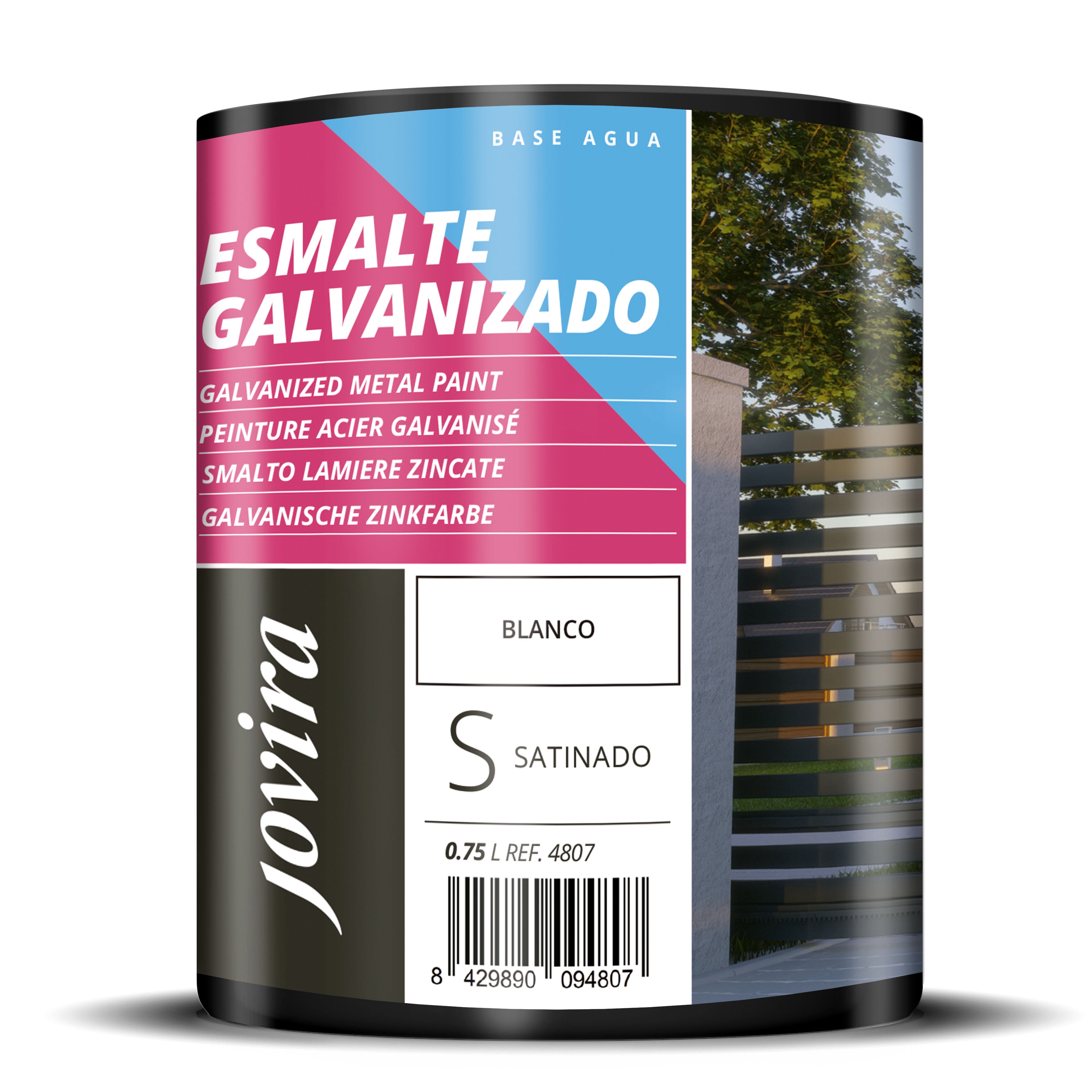 Esmalte Galvanizado al Agua. Protección y decoración sobre galvanizado.
