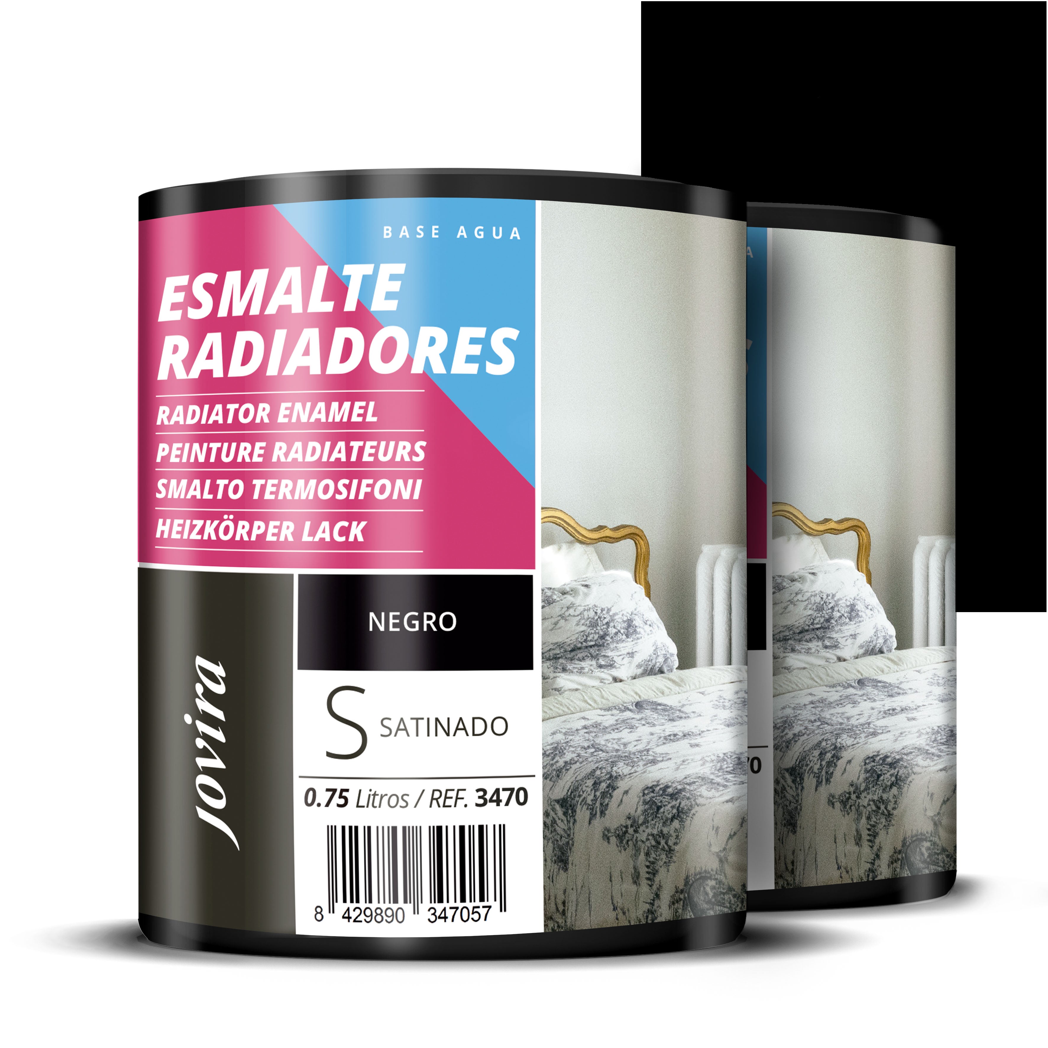 Esmalte Radiadores al Agua. Decora y protege toda clase de radiadores