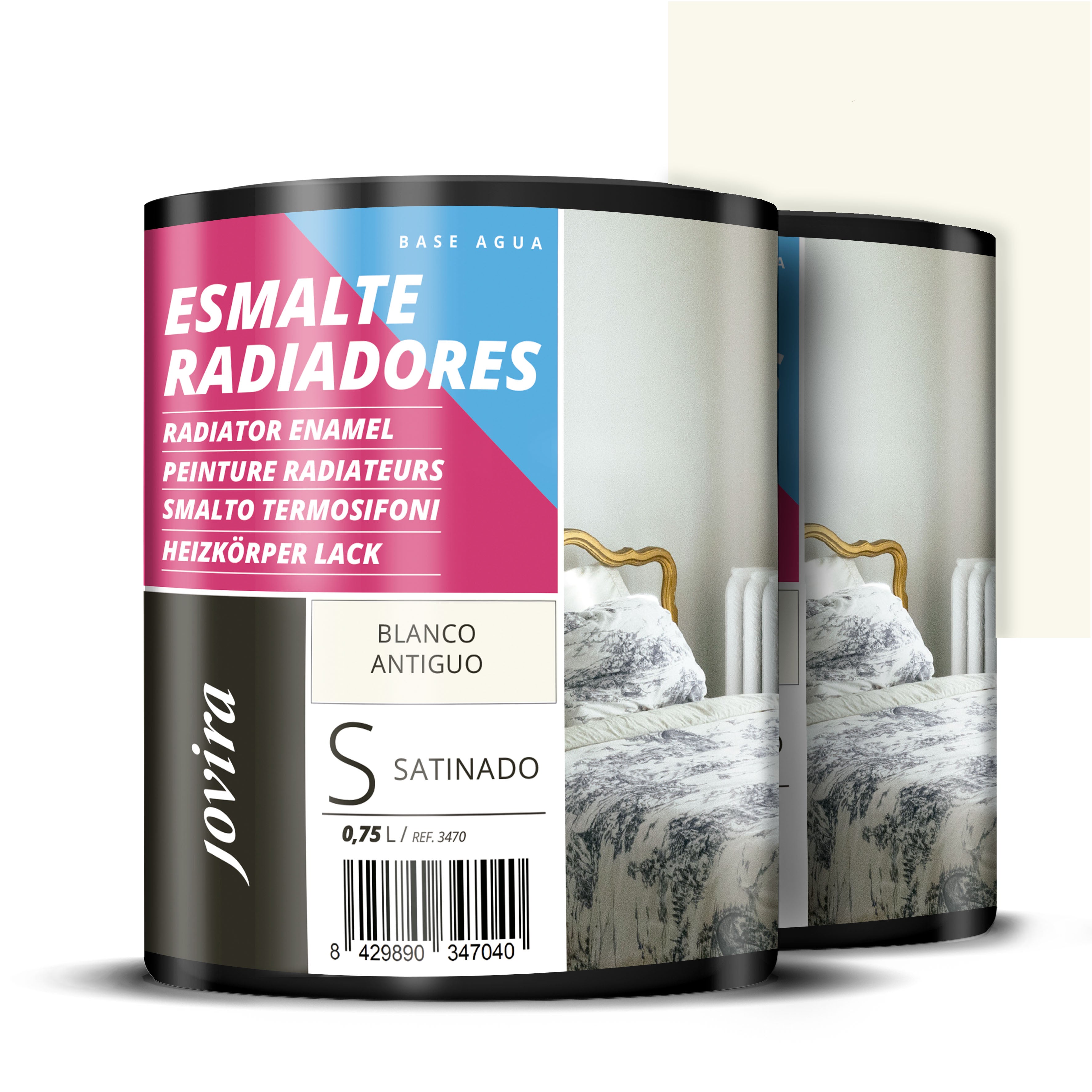 Esmalte Radiadores al Agua. Decora y protege toda clase de radiadores