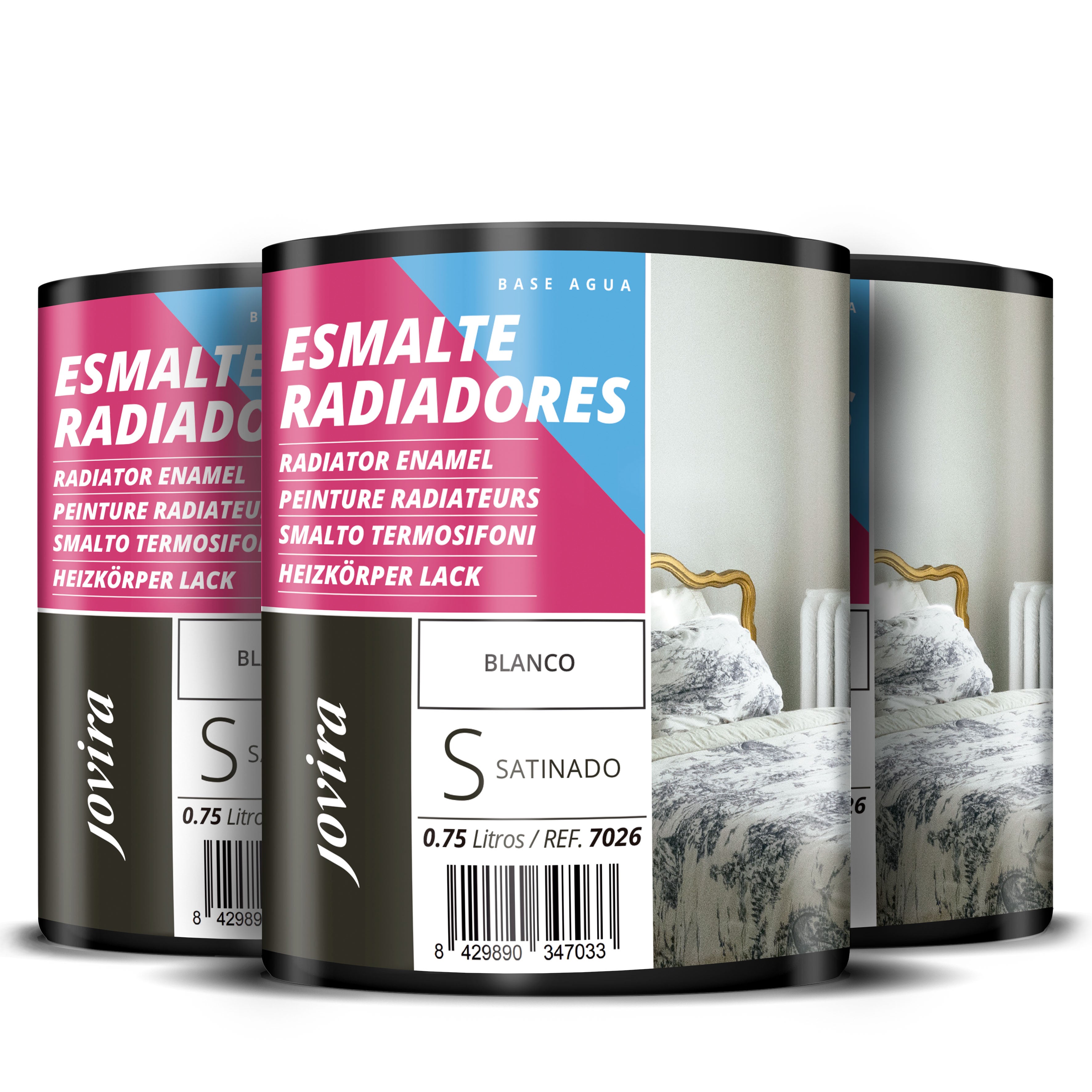 Esmalte Radiadores al Agua. Decora y protege toda clase de radiadores