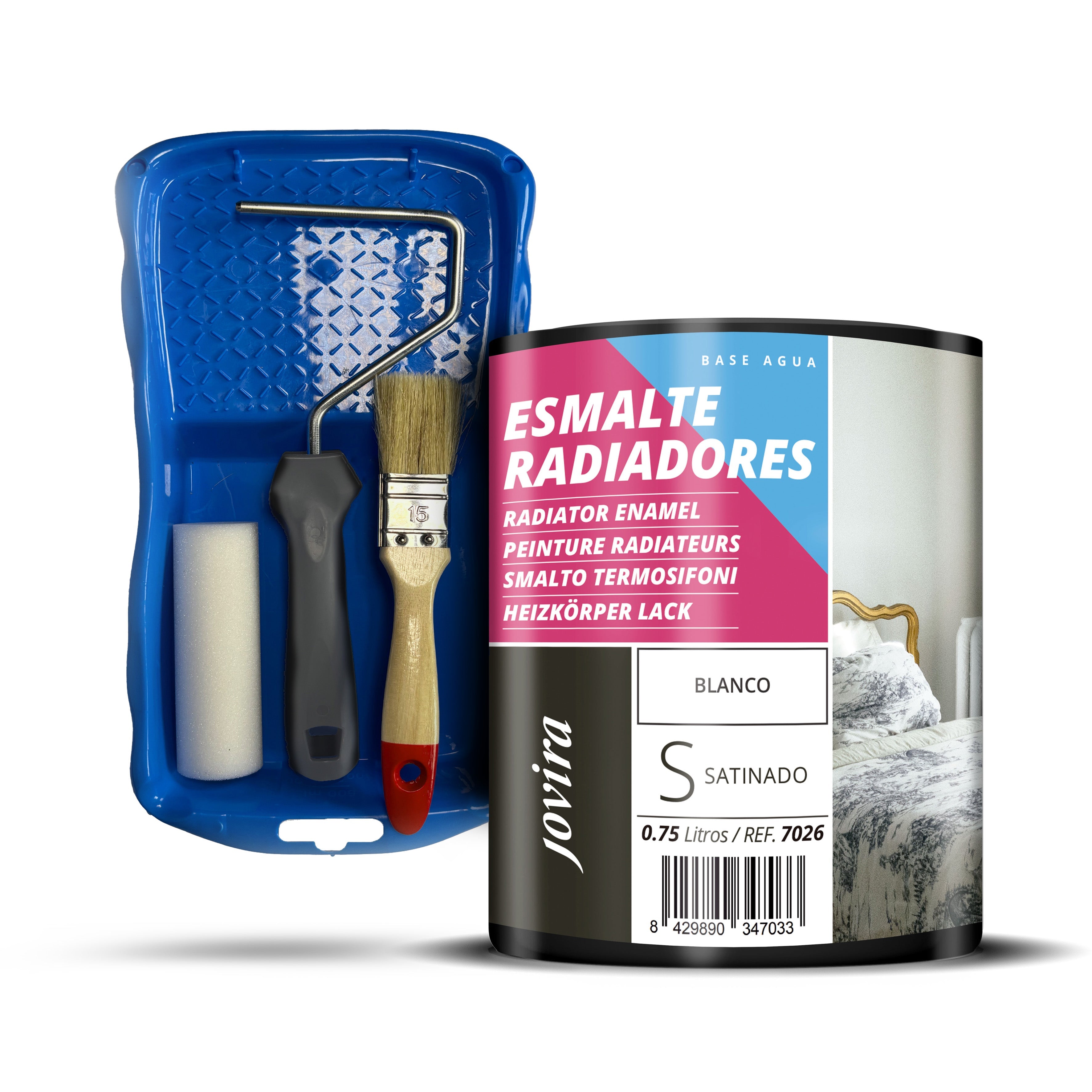 Esmalte Radiadores al Agua. Decora y protege toda clase de radiadores por agua y tuberías de calefacción