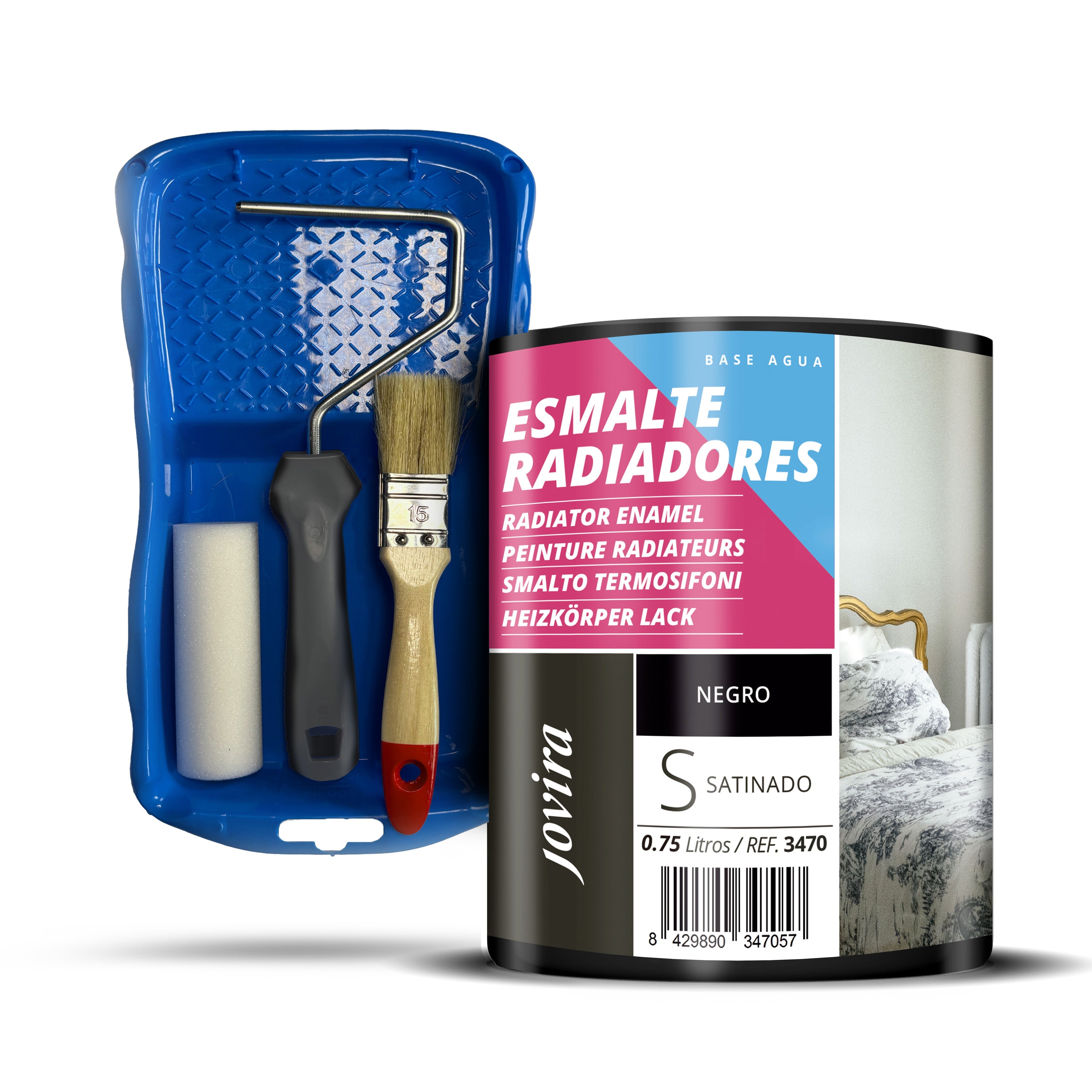 Esmalte Radiadores al Agua. Decora y protege toda clase de radiadores por agua y tuberías de calefacción